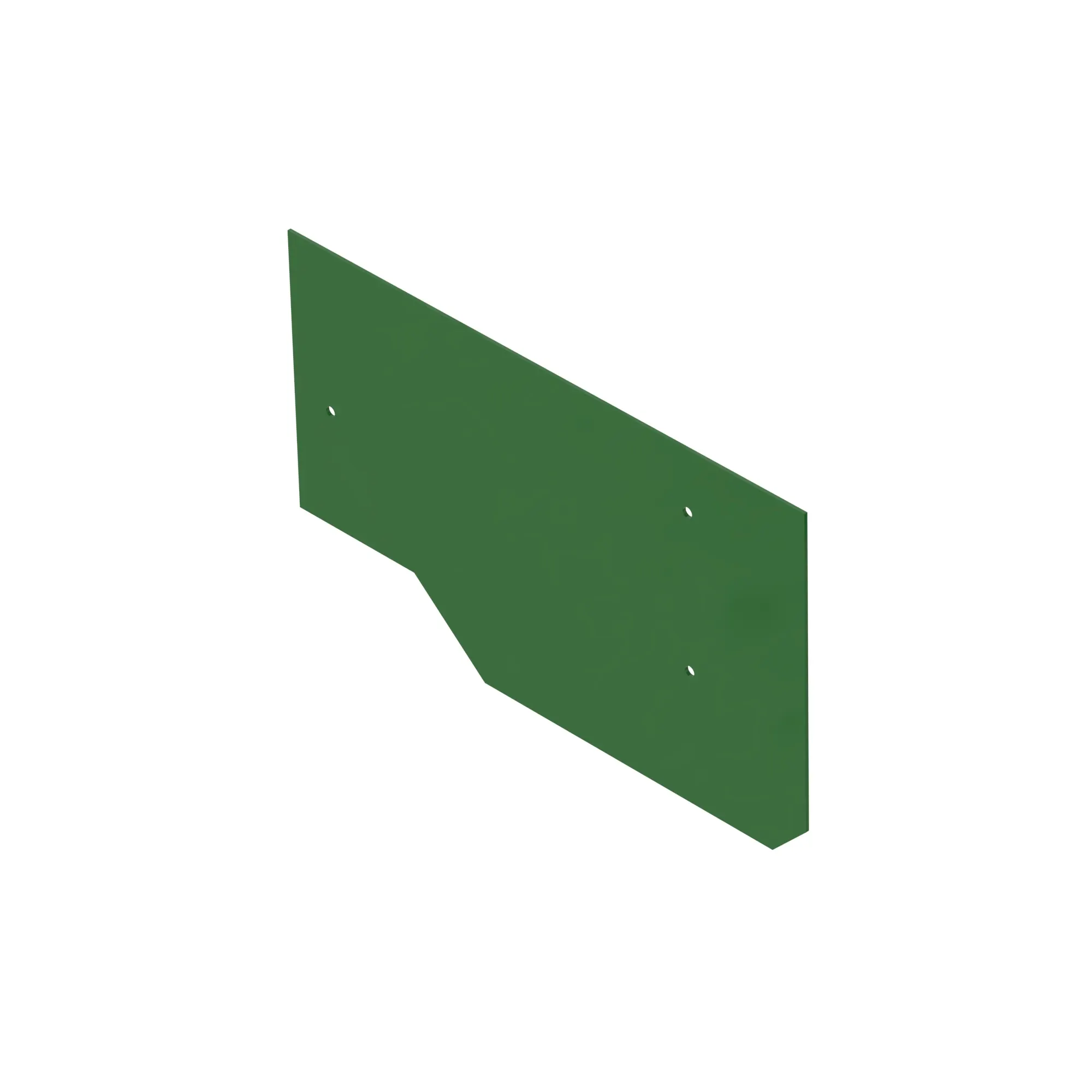 John Deere Clean Grain Loading Auger Housing Sheet - H206722