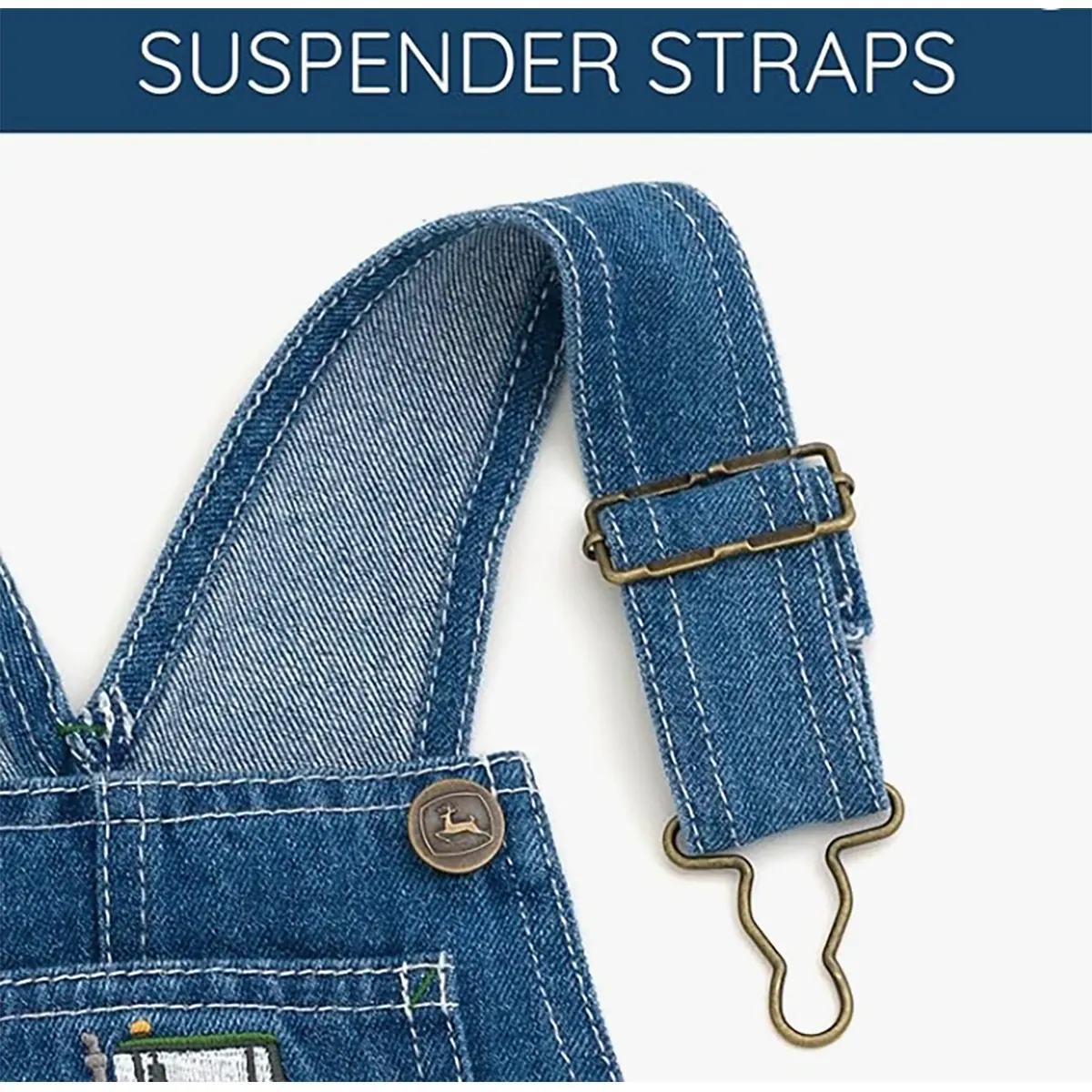 Toddler Denim Short Overalls