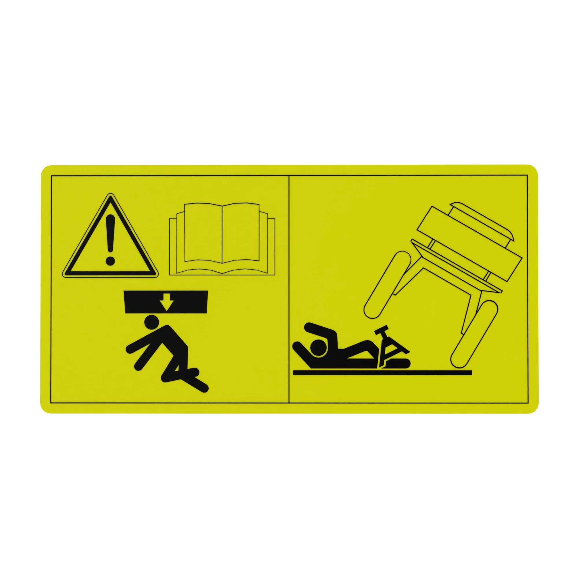 John Deere Caution Label Jacking - N313599