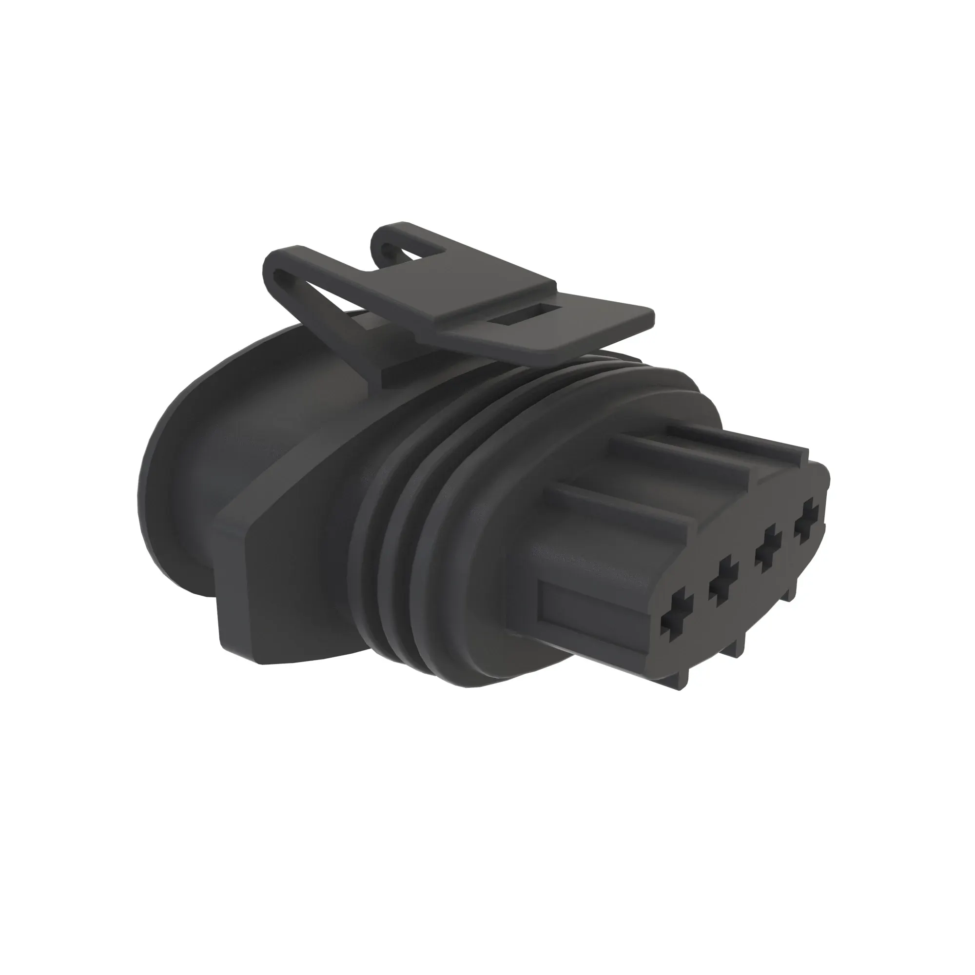 John Deere Black External Electrical Connector Housing - 57M13707