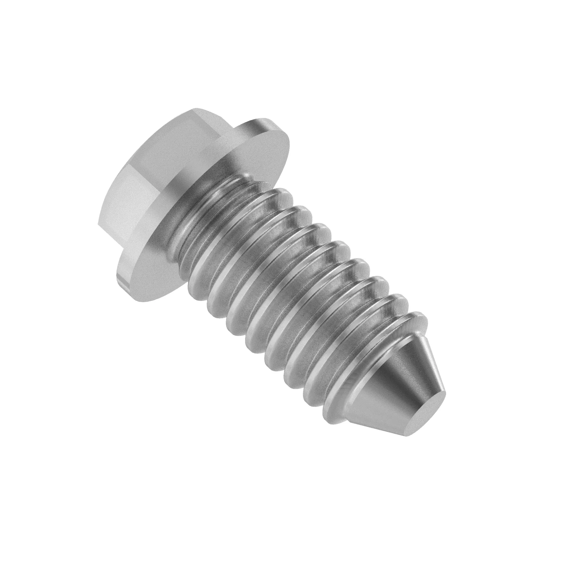 John Deere Hexagonal Flange Head Self-Tapping Screw, M6 X 16 - 37M7298