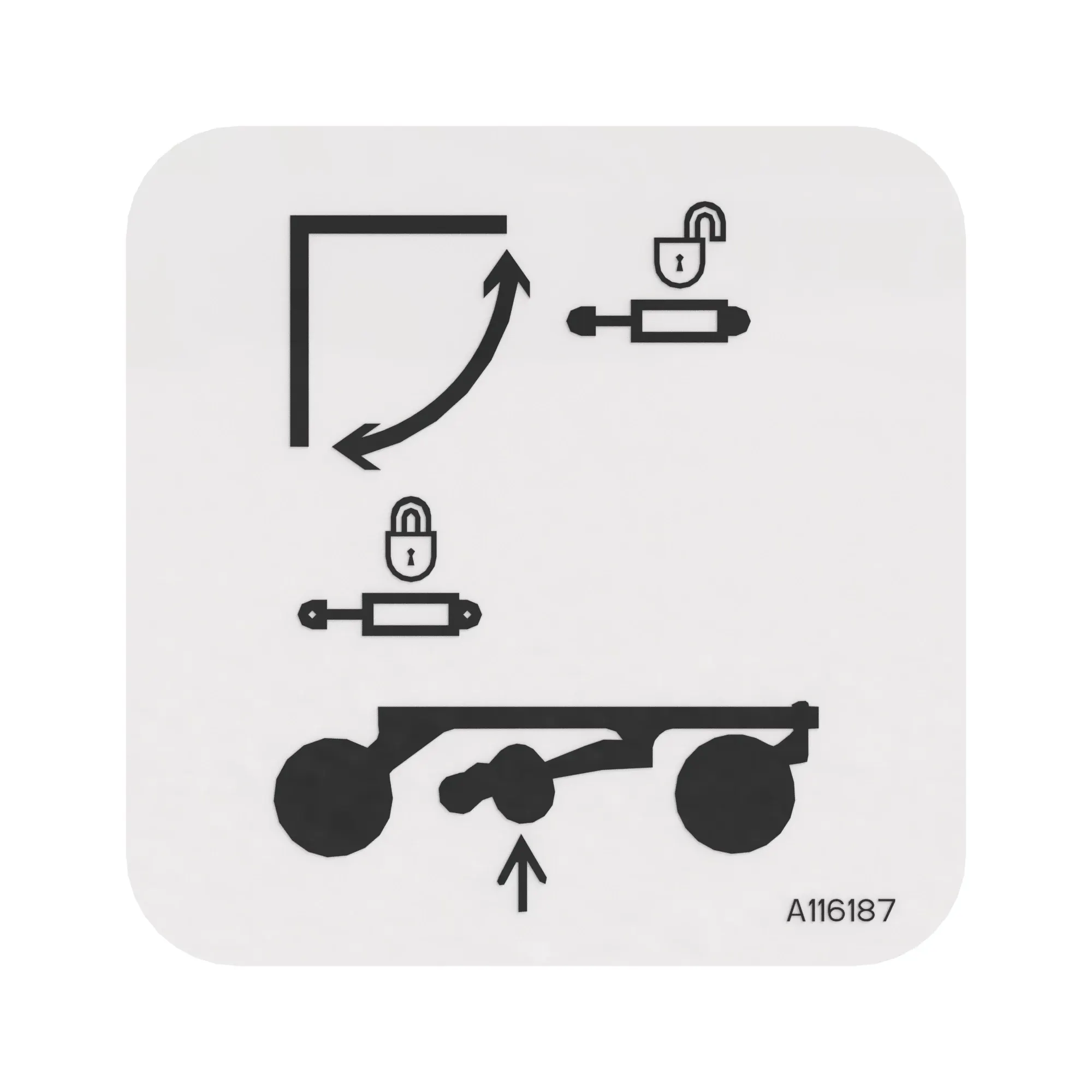 John Deere Information Sign - A116187