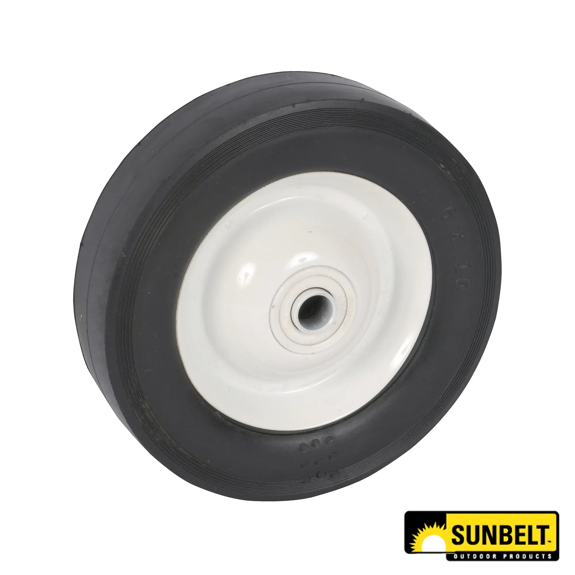 Sunbelt Smooth Steel White Deck Wheel, 6 X 1.5 - A-B1SB2965