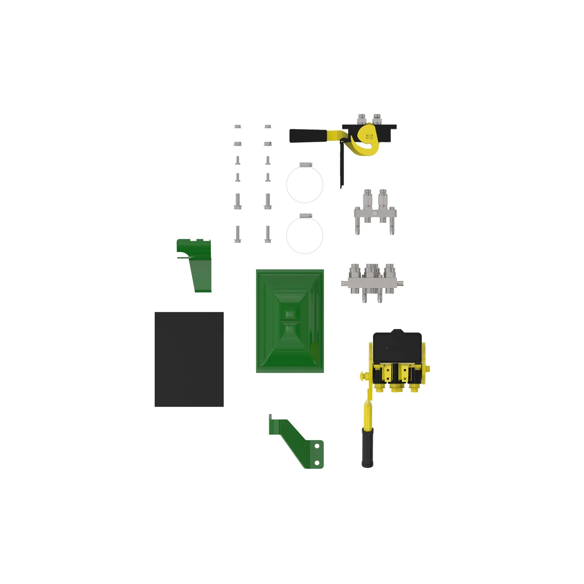 John Deere Three Function Single-Point Hydraulic Multi Quick-Connect Attachment - BW16075