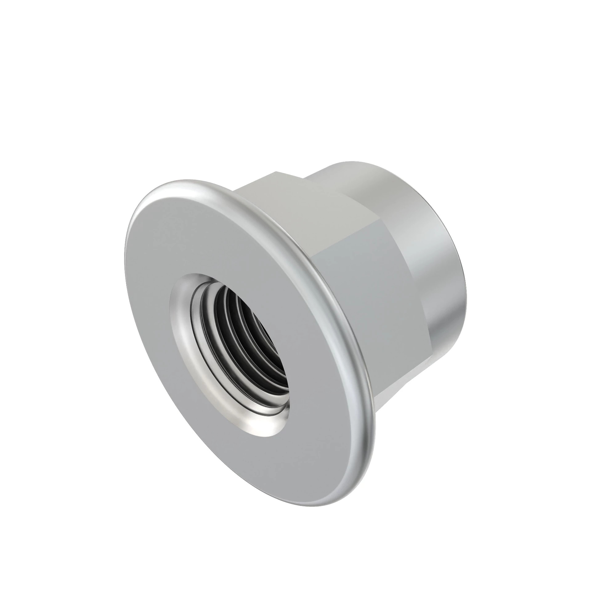 NUT, METRIC, HEX FL, SELF LOCKING
