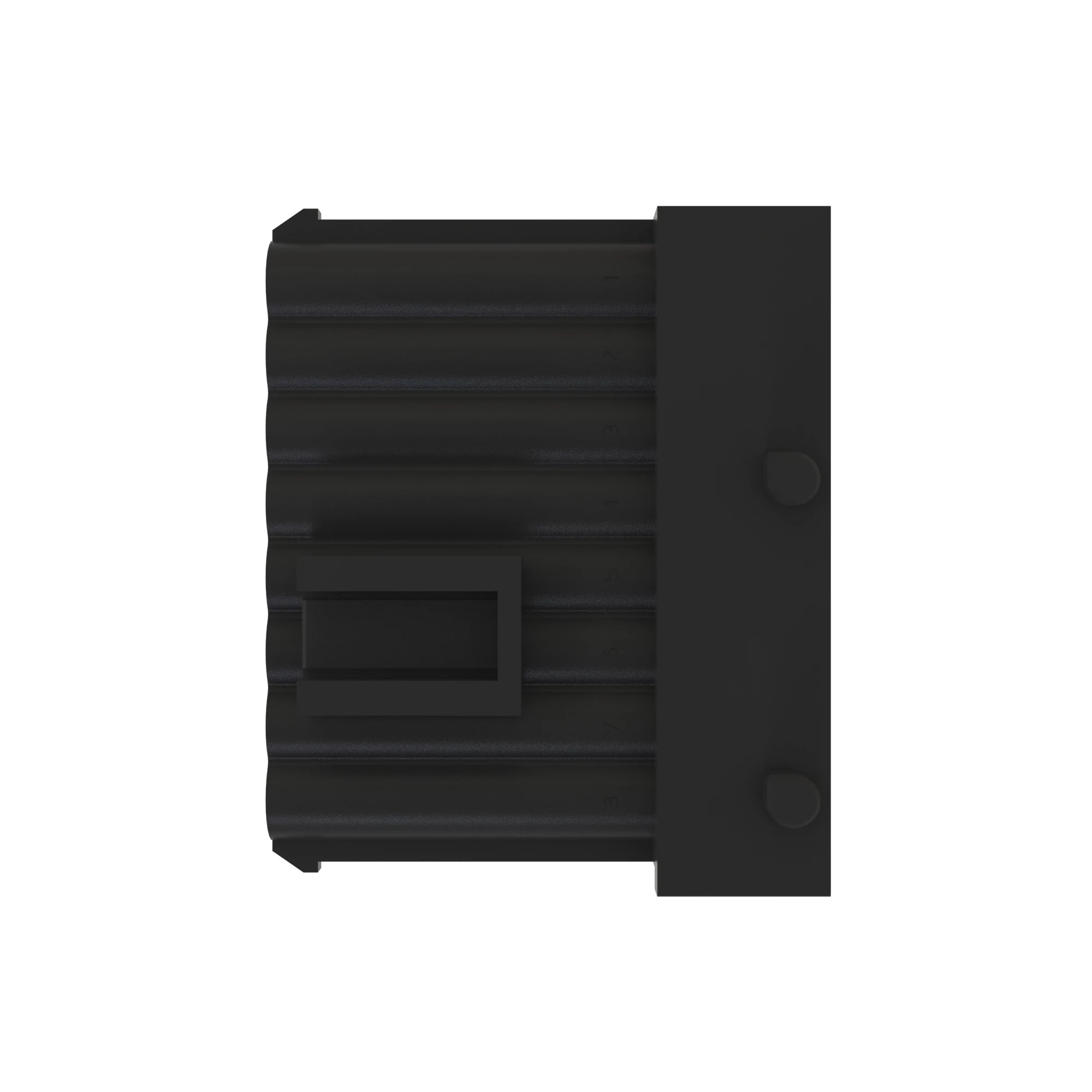 CONN TYCO JPT 16W M BLK PLSTC