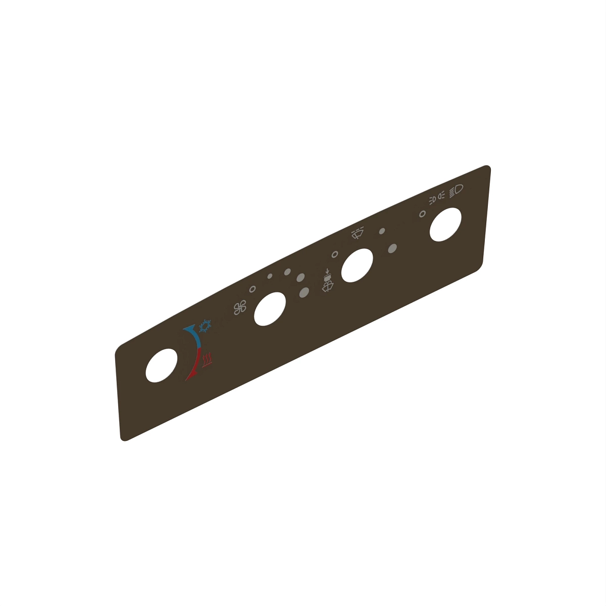 Label, Manual Hvac, Front Wiper & L