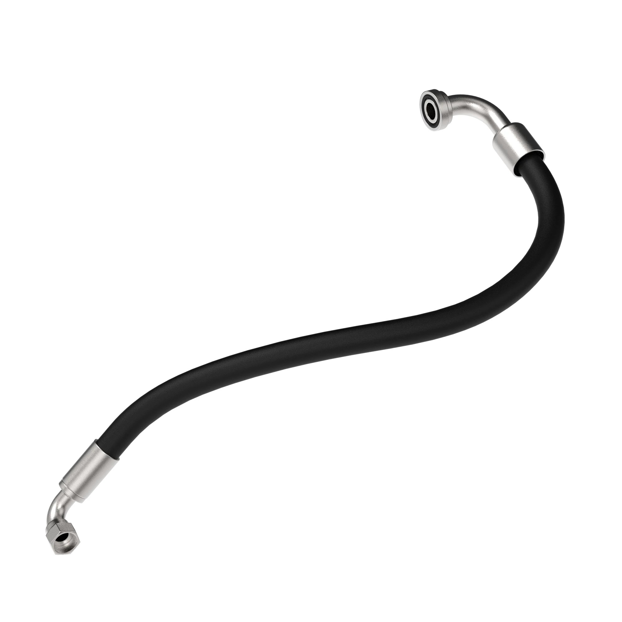 John Deere Front Axle Lube Hydraulic Hose - RE342012