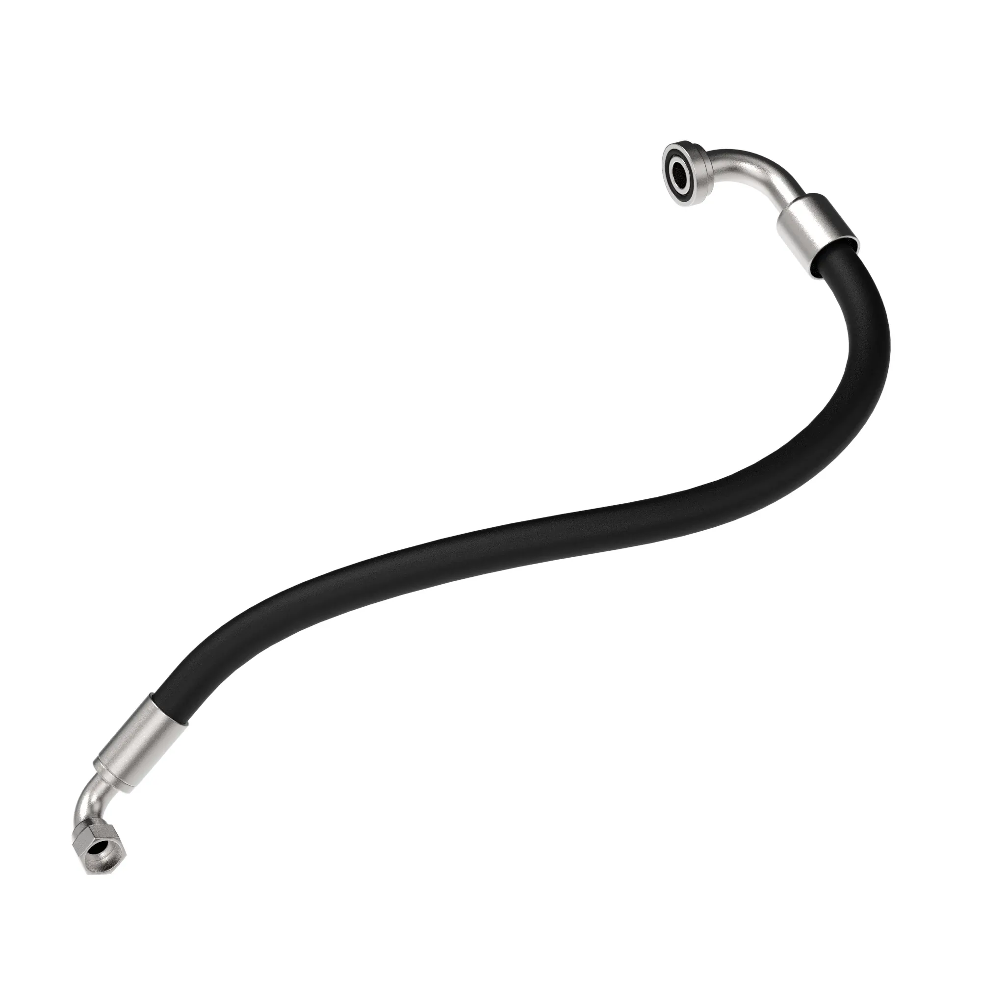 John Deere Front Axle Lube Hydraulic Hose - RE342012