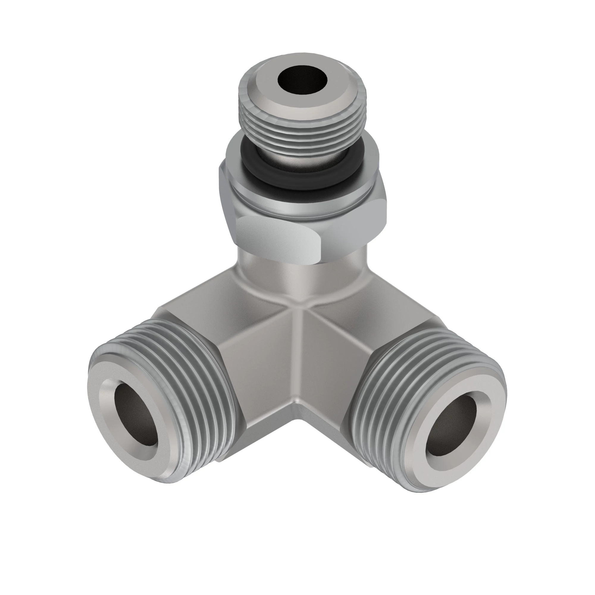 FITTING, 3-AXIS 1/4 FLEX WITH O-RIN