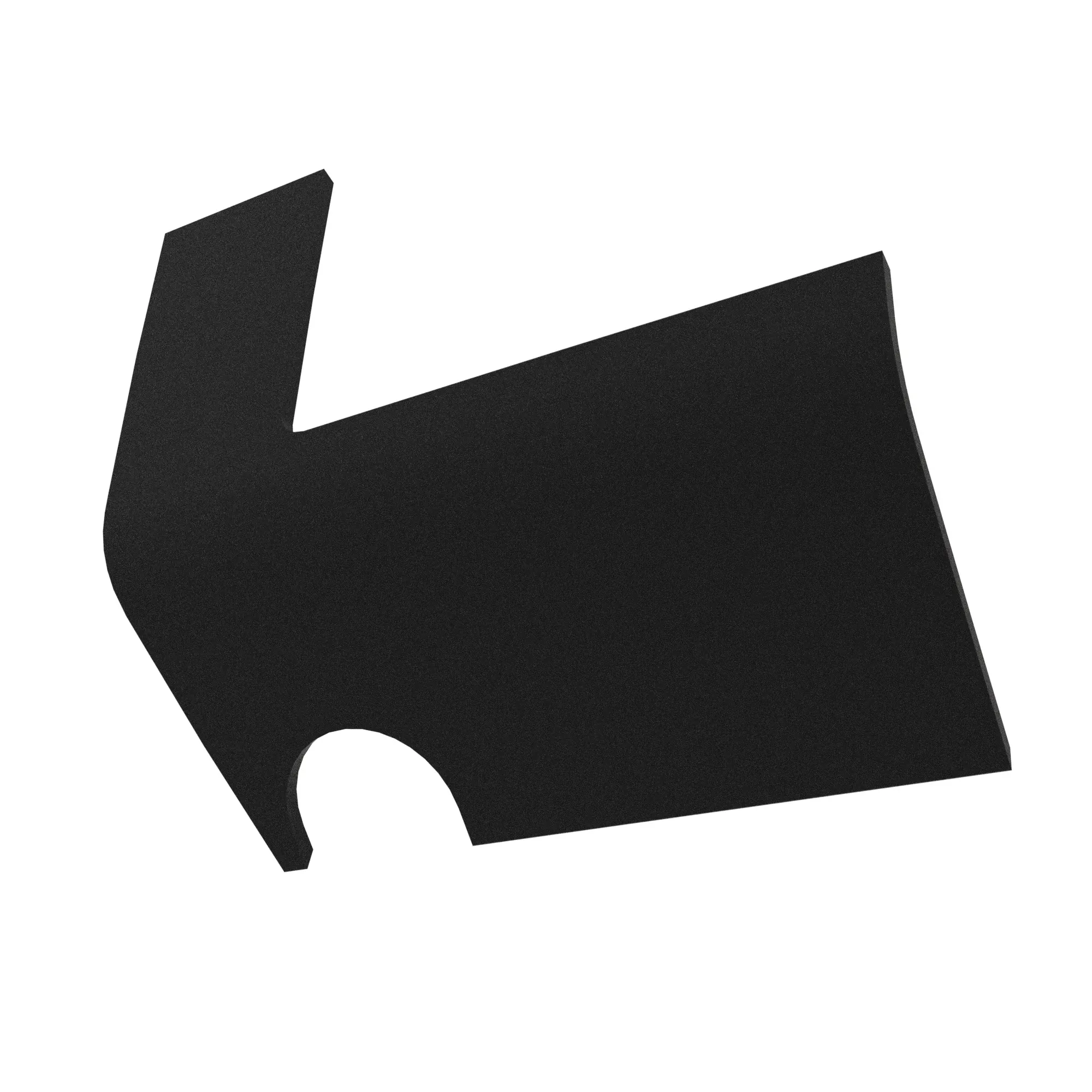HEAT SHIELD, HOOD WITH ADHESIVE