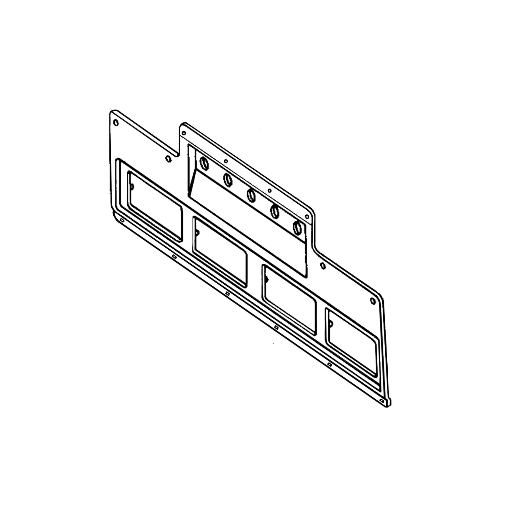 John Deere AIR LOUVER and PANEL Bezel - H121828