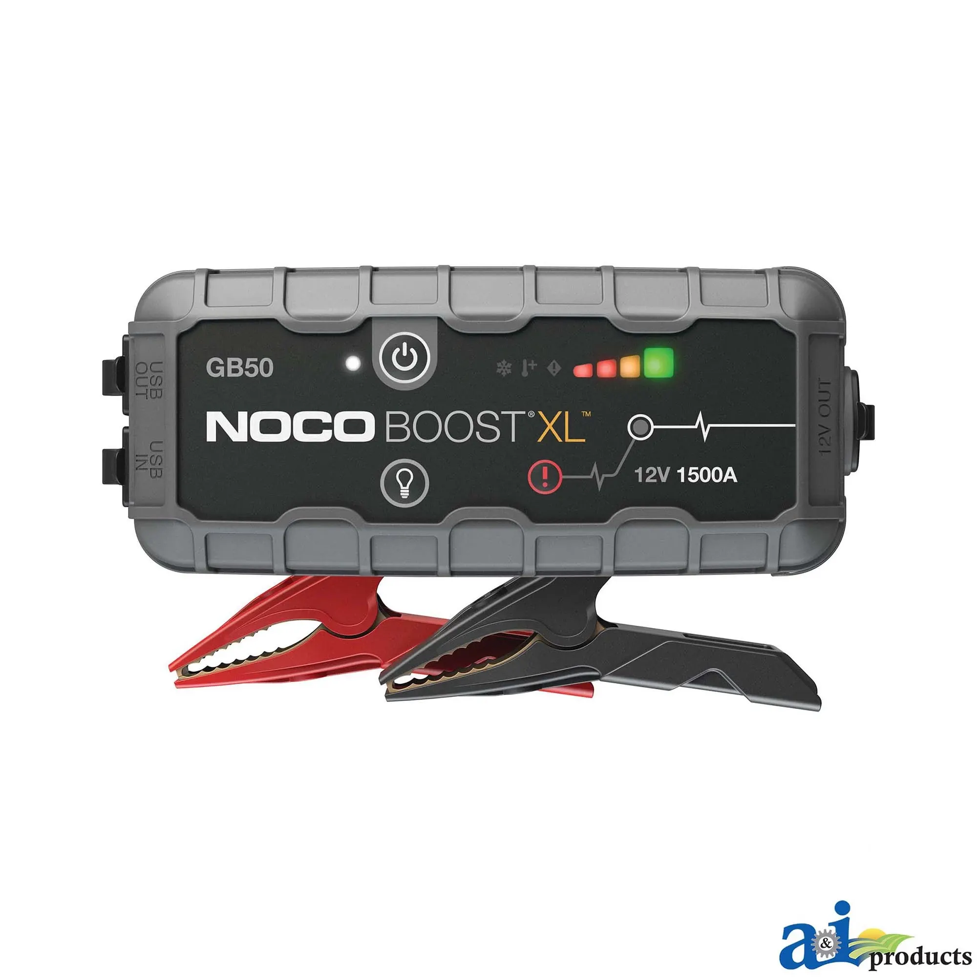 A&I Products NOCO Lithium-Ion Battery Jump Starter, 12 Volt, 1500 Ampere - A-GB50