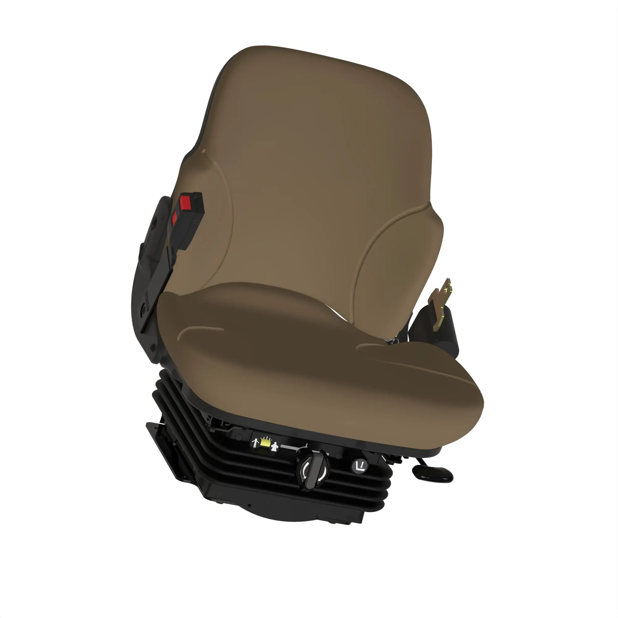 John Deere Brown Operator Seat W/ Mechanical Suspension - SJ299720