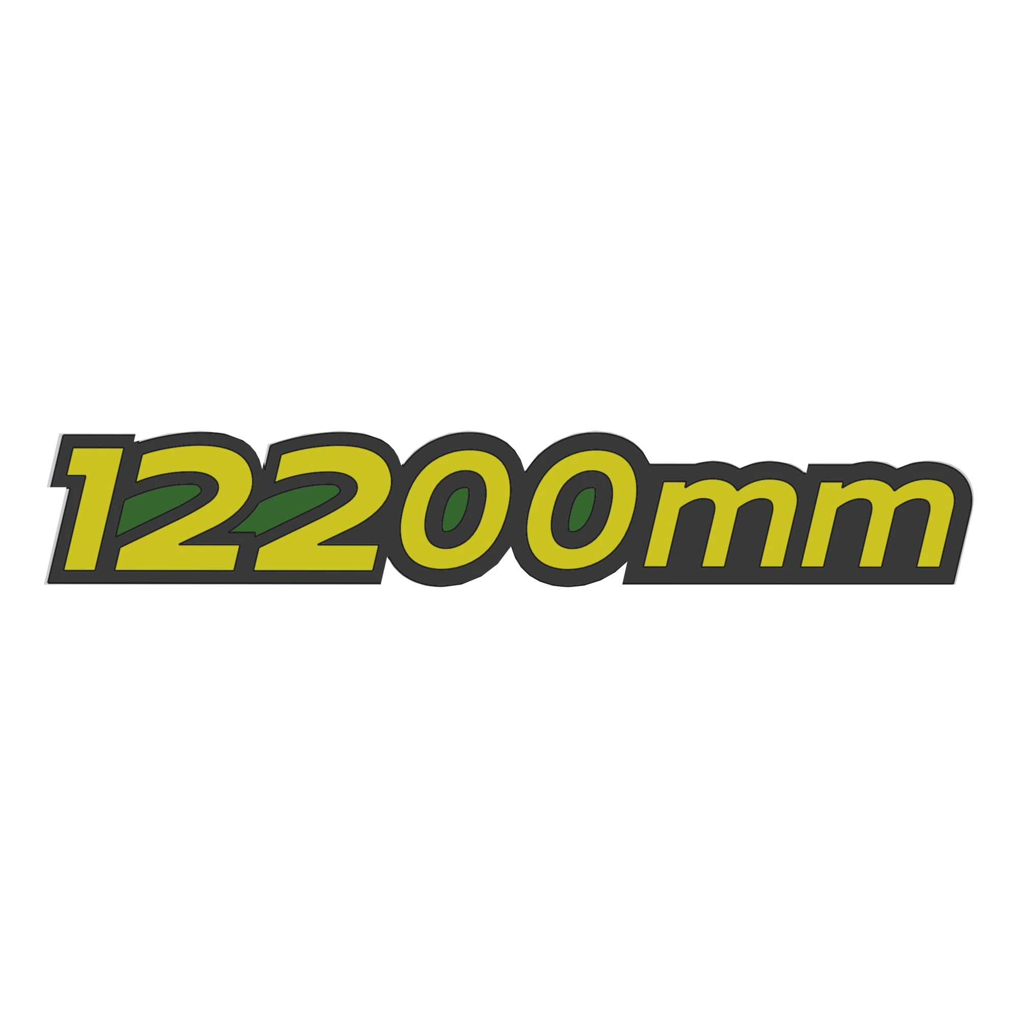 LABEL, 12200 FRAME CORN HEAD