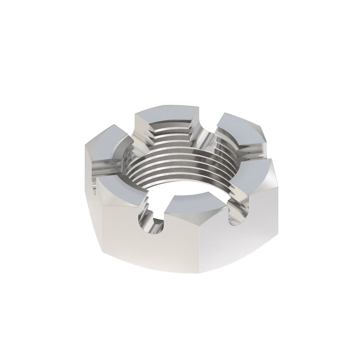 Nut, Metric, Thin Hex Slotted