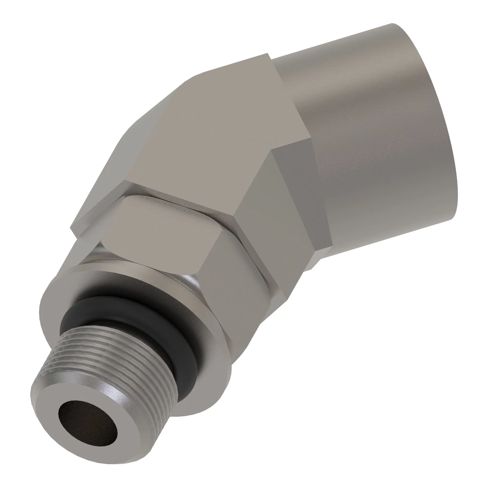 Elbow Fitting, 45 Deg Adjustable