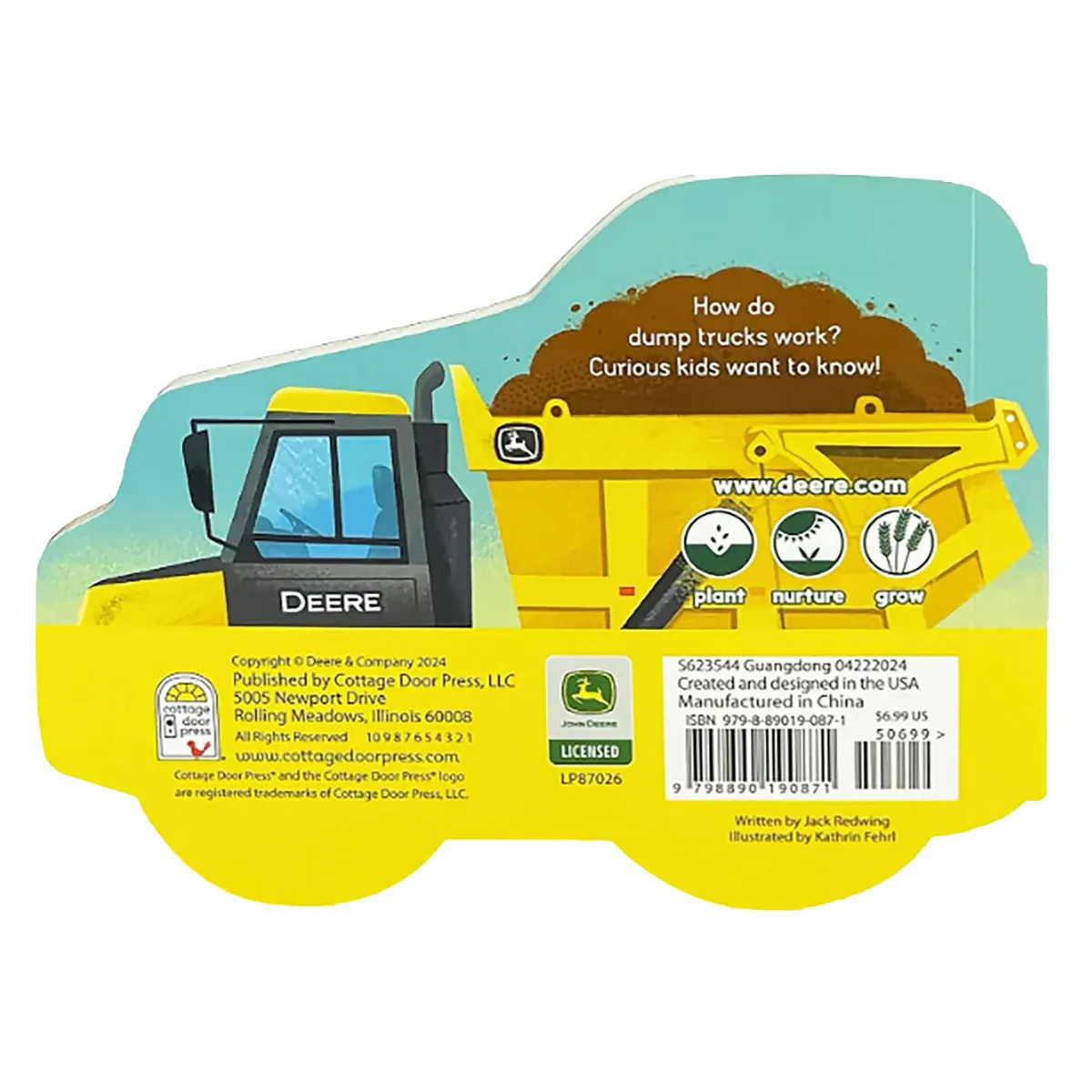 How Dump Trucks Work - Children's Shaped Board Book for Little Construction Enthusiasts and Truck Lovers