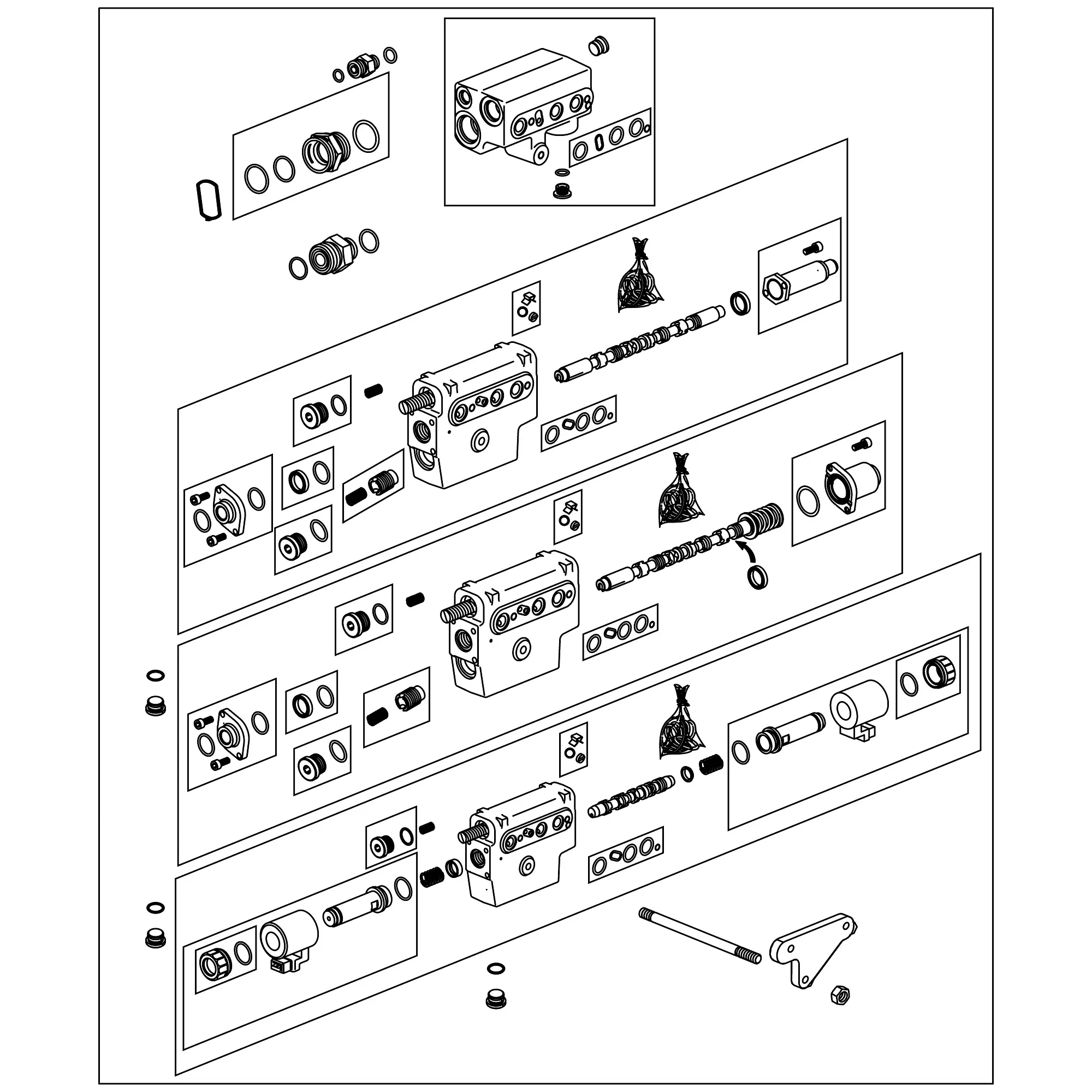 John Deere Selective Control Valve Kit - BL15461