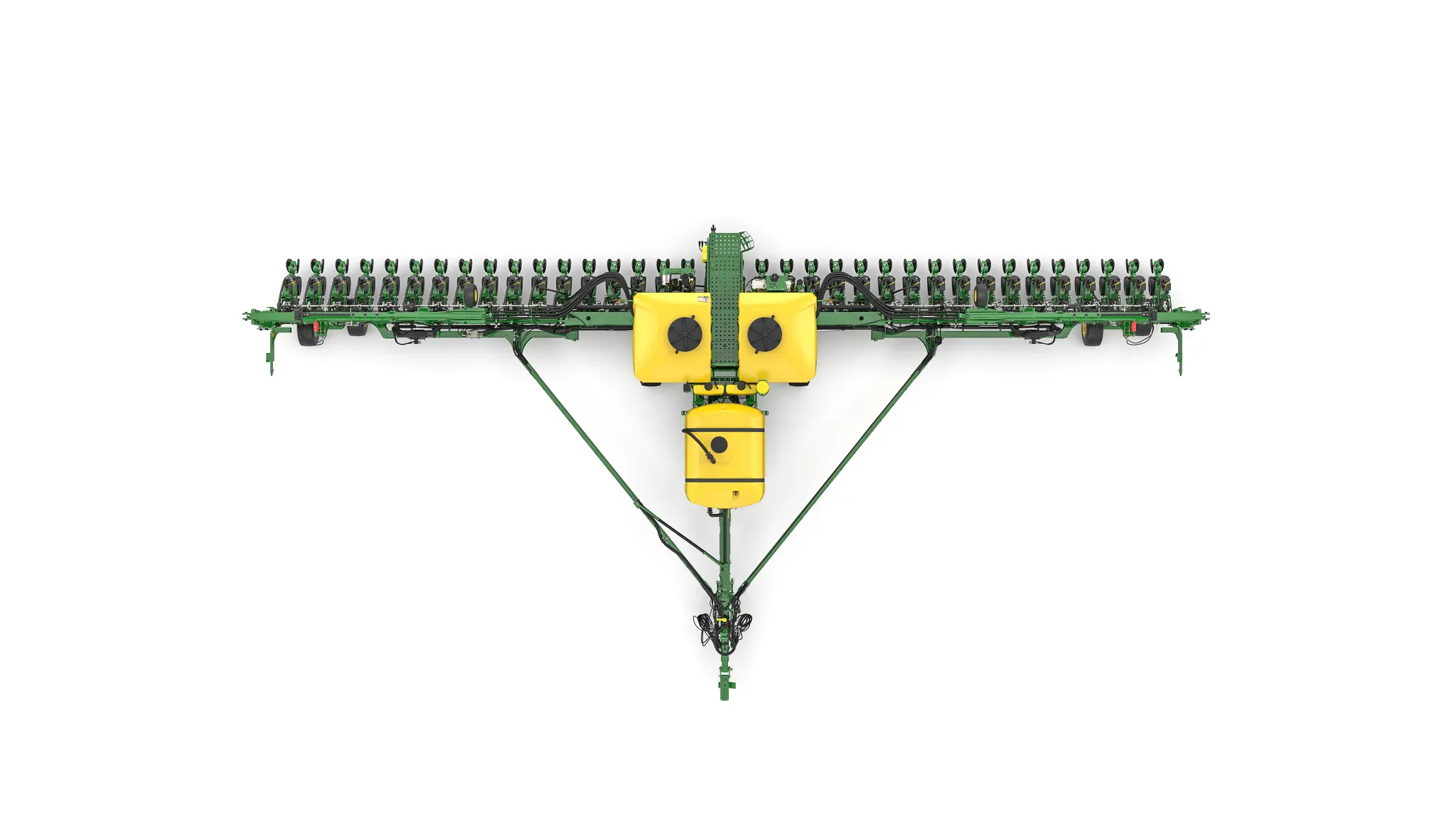Studio rendering with overhead view of DB60 36R planter.