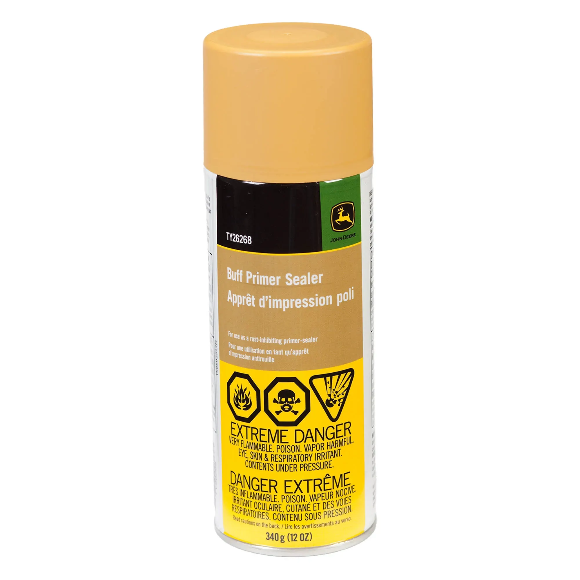 John Deere Buff Primer Sealer, 340 gram (12 Oz) Aerosol - TY26268