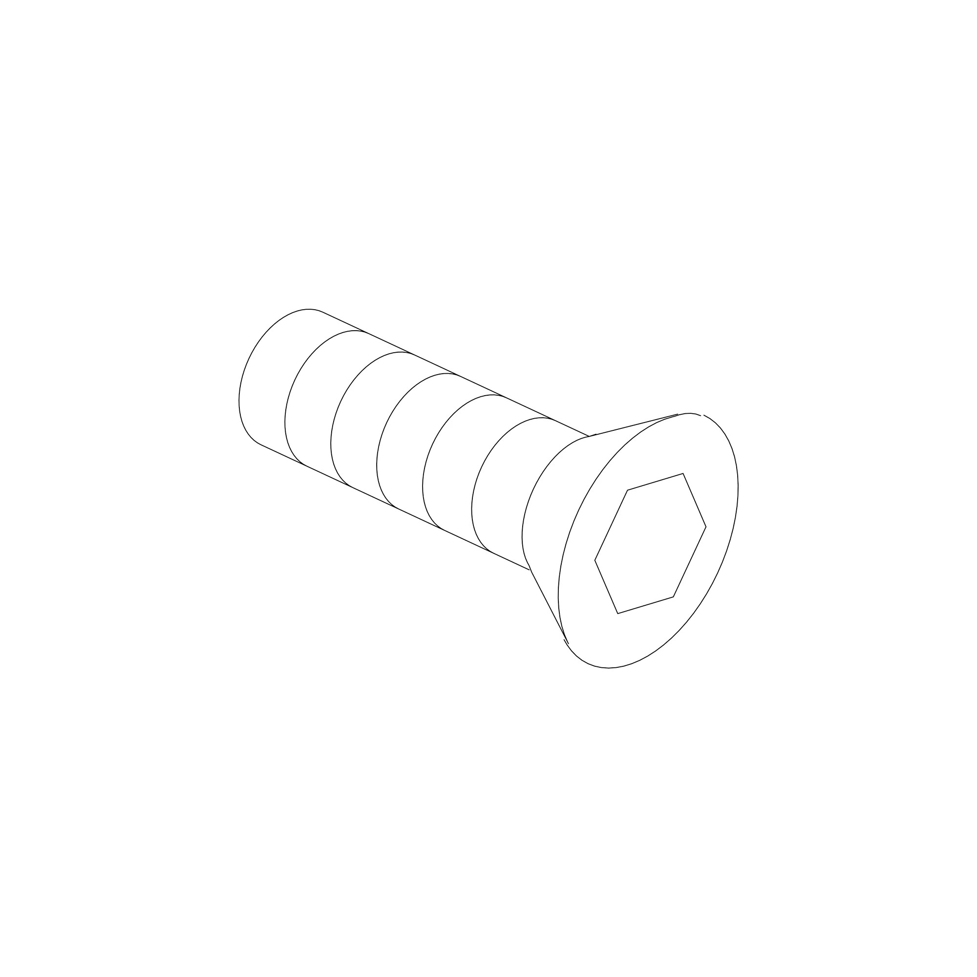 SCREW, SCREW,COUNTERSUNK HEAD