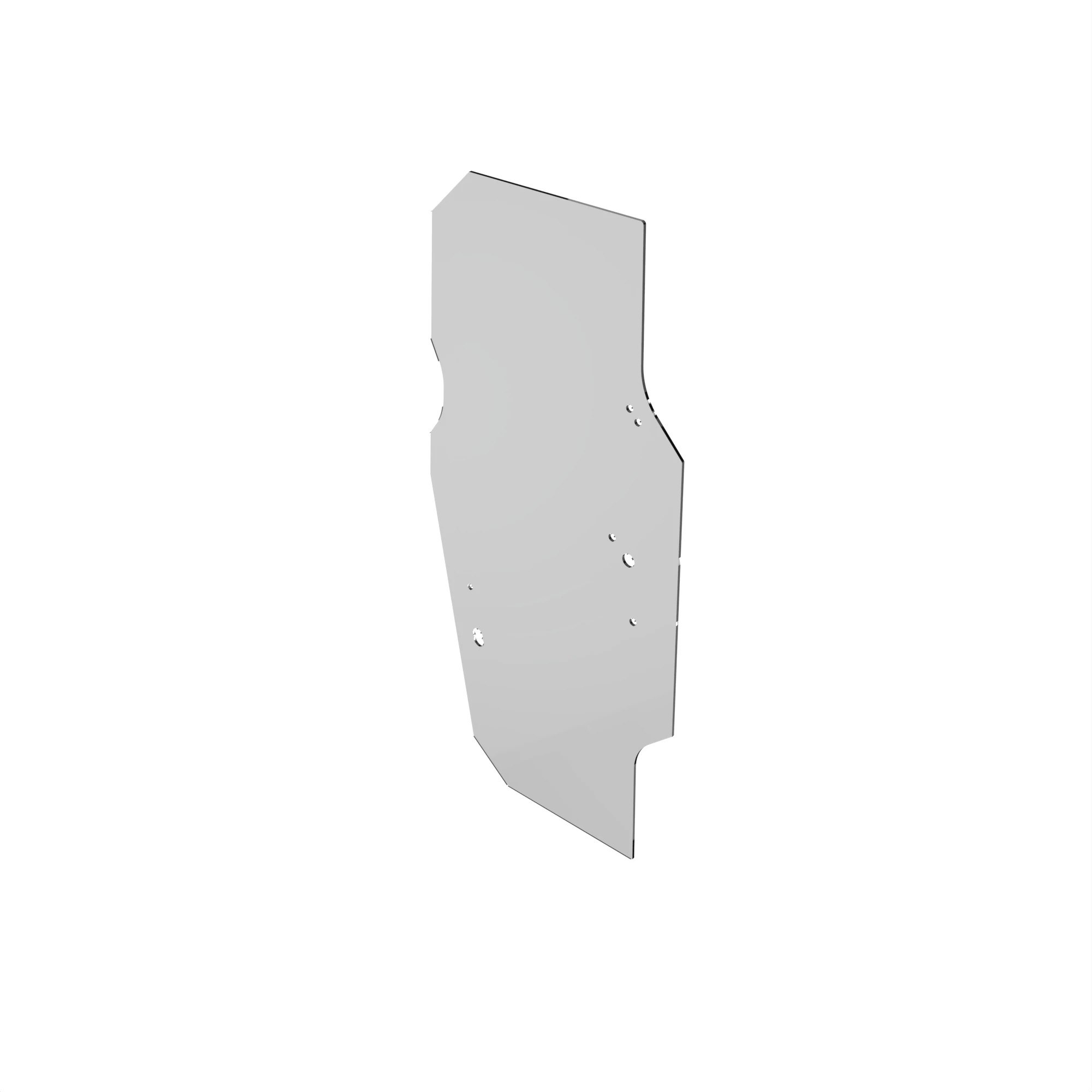 John Deere Left Side Cab Door Glass Window - T179955