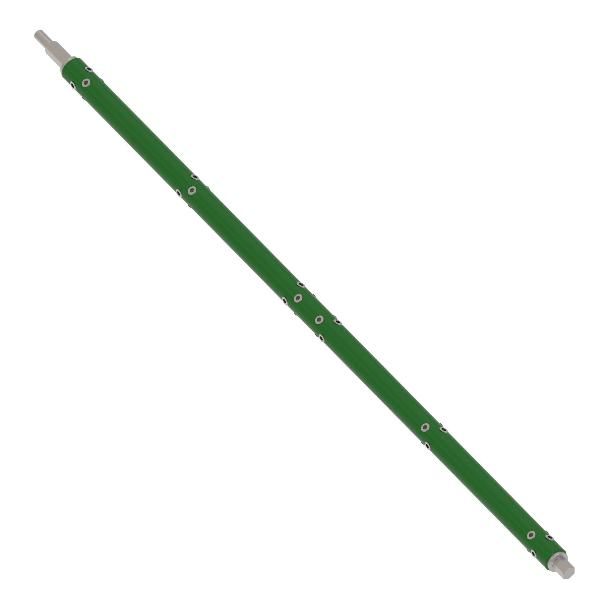 SHAFT, ROLL BRUSH ASSY W/ RIVNUTS