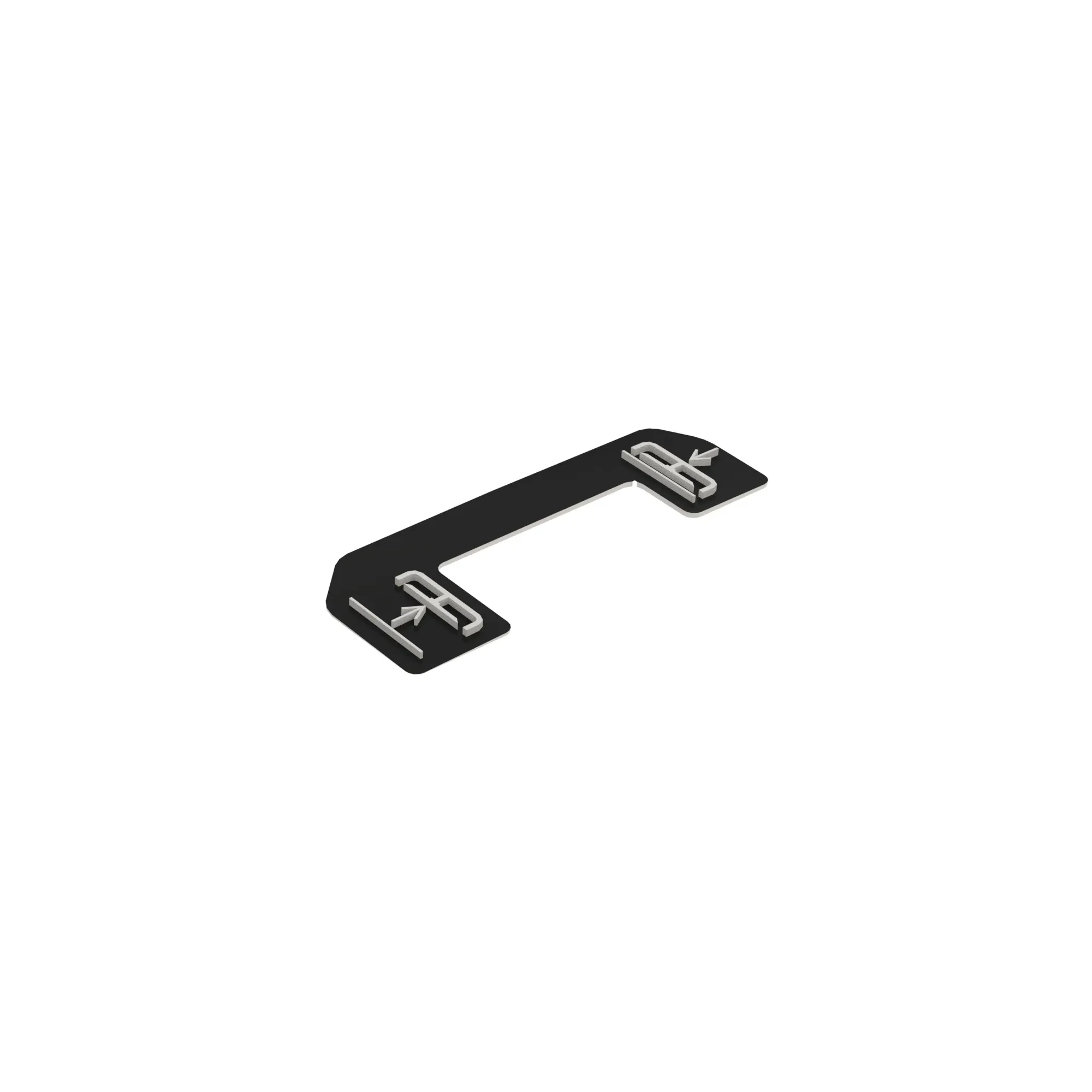John Deere Mower Deck Up/Down Position Label - LVU31865