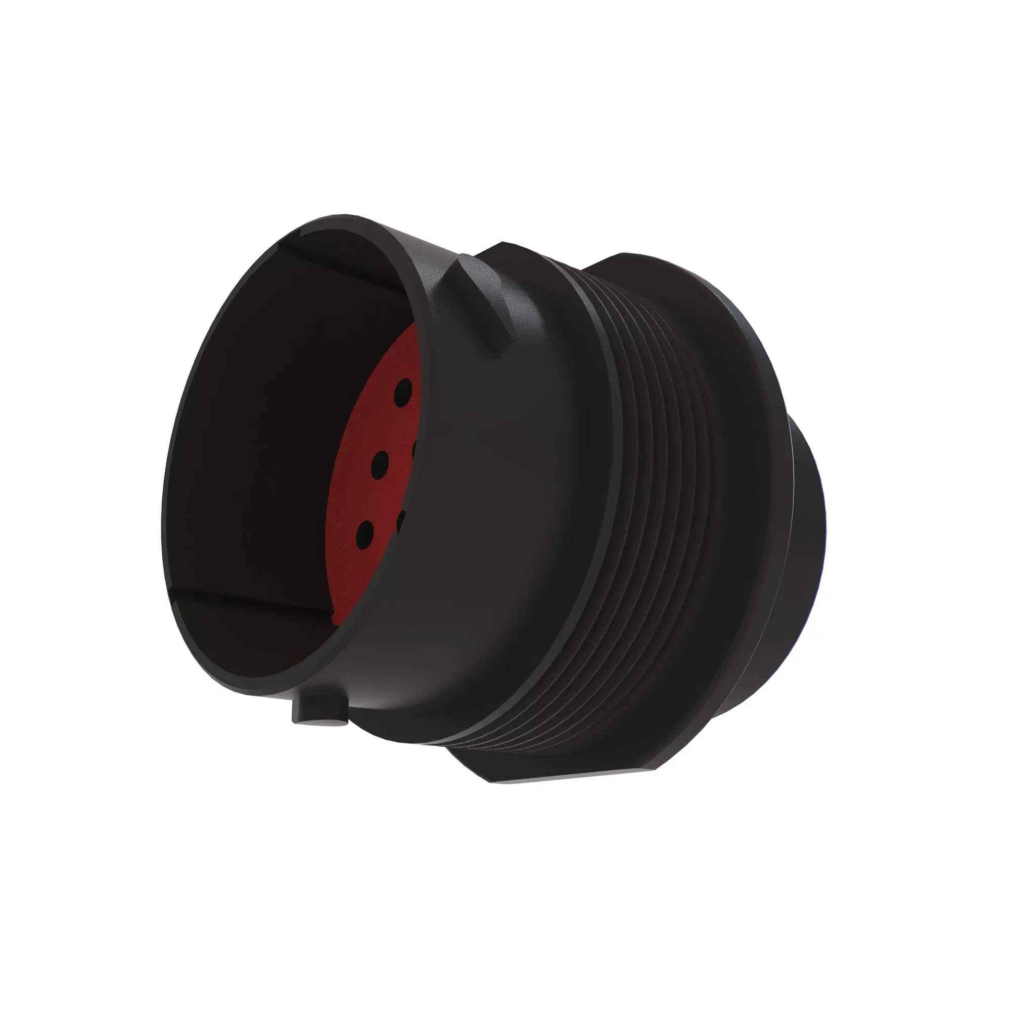 John Deere Black External Electrical Connector Housing, 16 Cavities - 57M8706