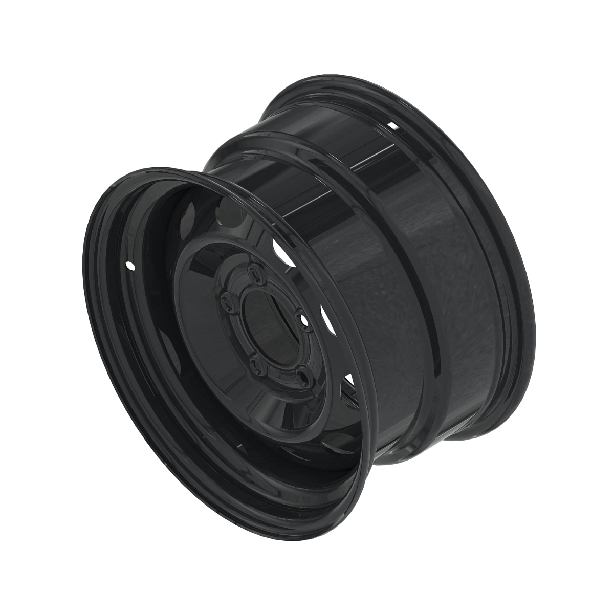 Wheel, 14X8 Steel Black