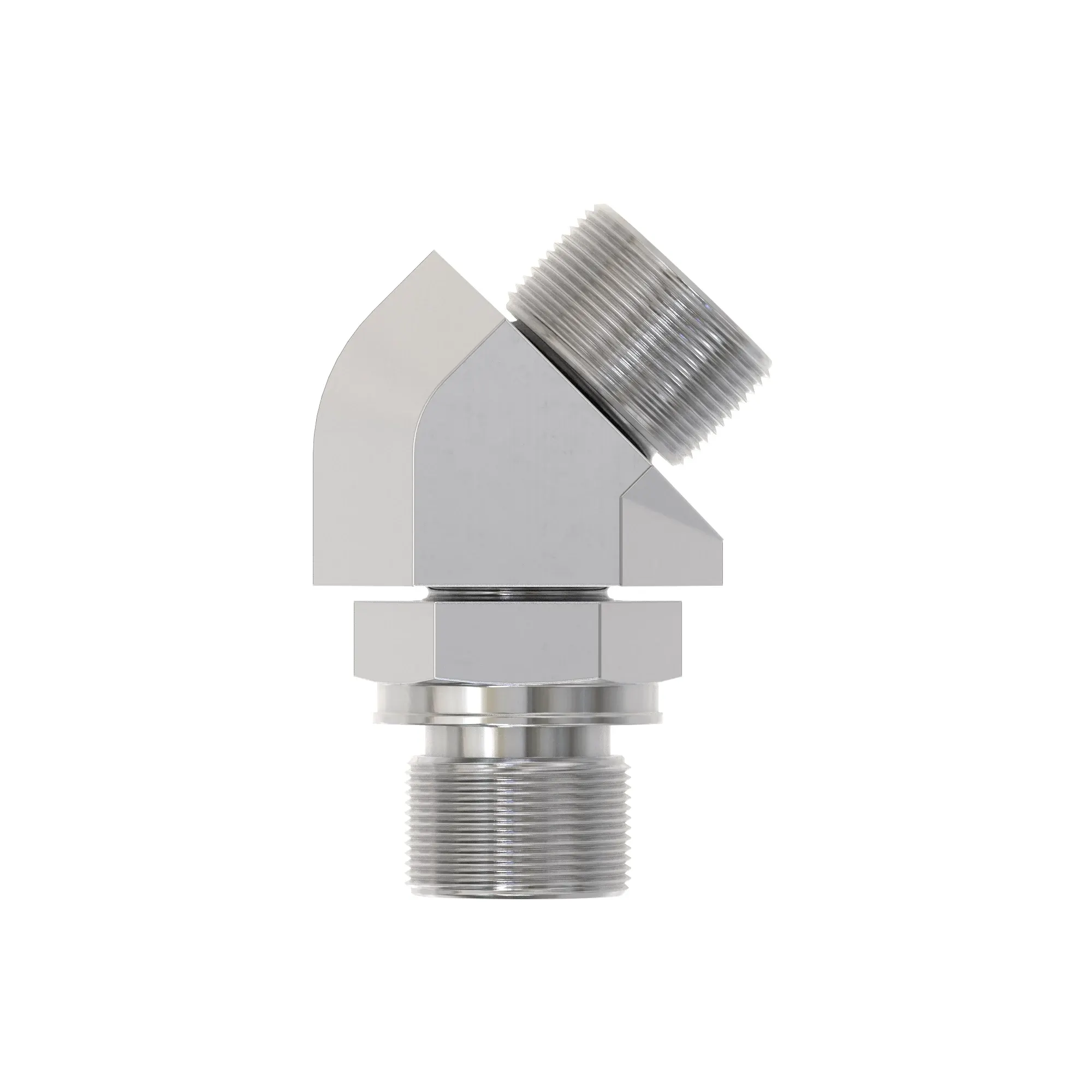 45 DEG ADJ STUD ELBOW (SDE45), ORFS