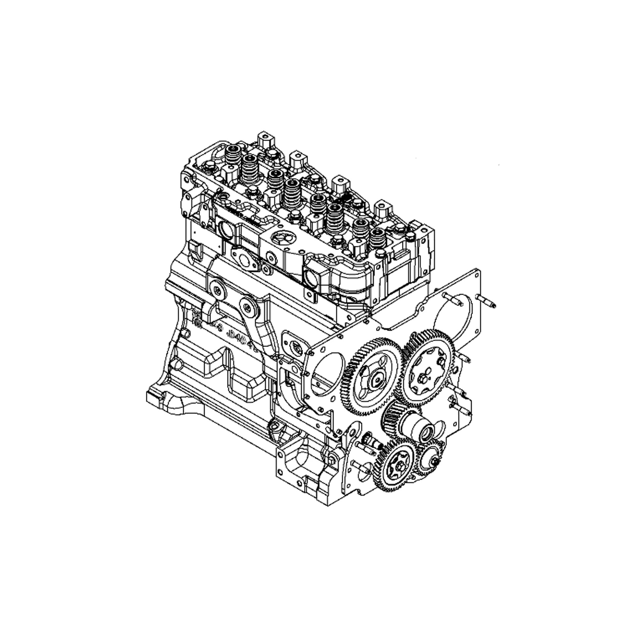 John Deere Reman REMAN Complete Block Assembly, 4.5 Liter, IT4 - RM100172