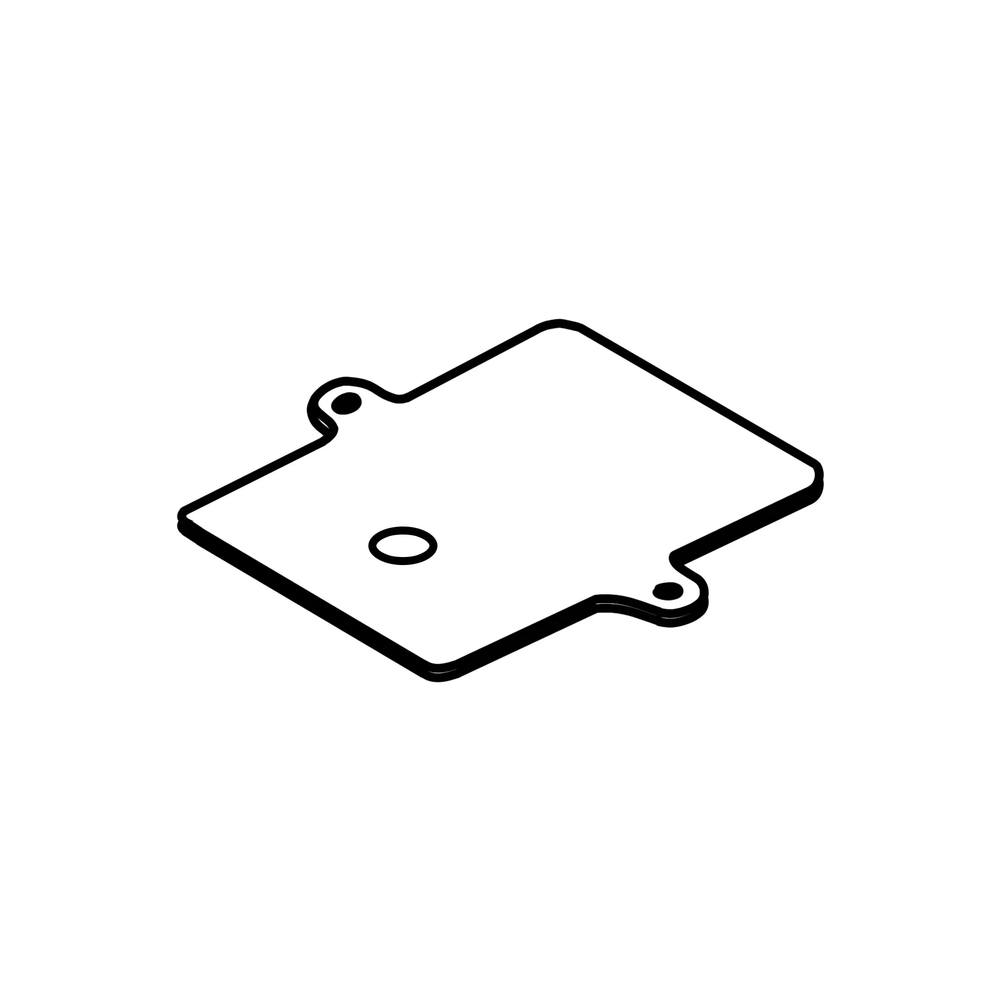 John Deere Plate Antenna Mount - FF200813