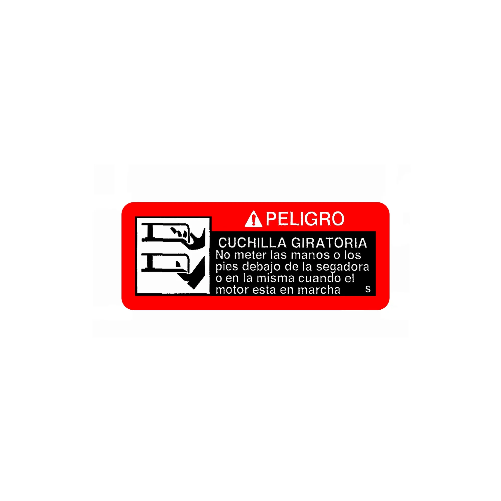 John Deere Warning Danger Label, Spanish - M94817