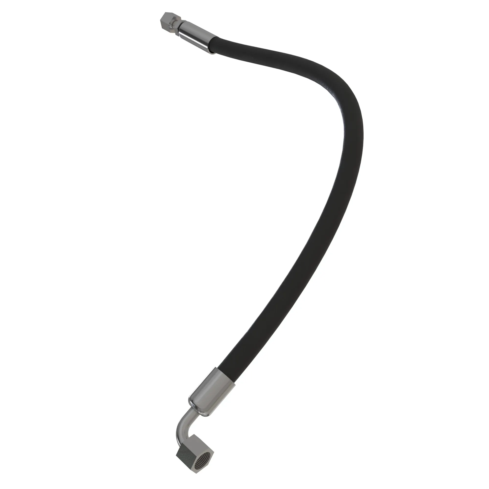 John Deere Transmission to Brake Valve Boost Tee Hose - AT322270