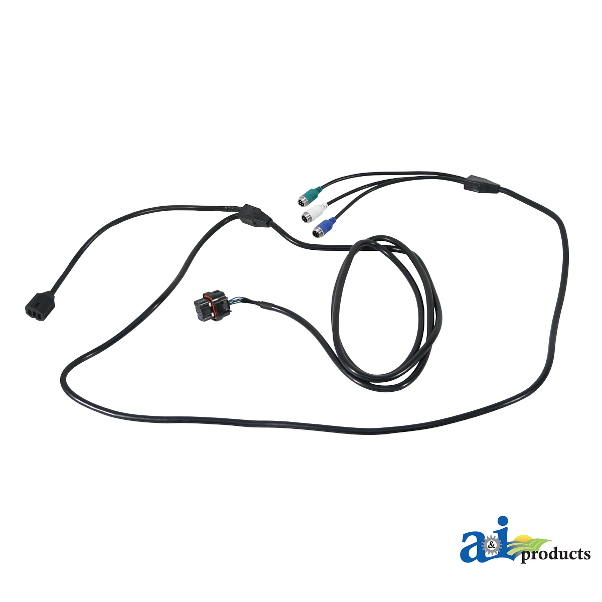 A&I Products CabCAM™ 10-Foot 3 Port Wire for John Deere GreenStar 3 2630 Display - A-CBL2630