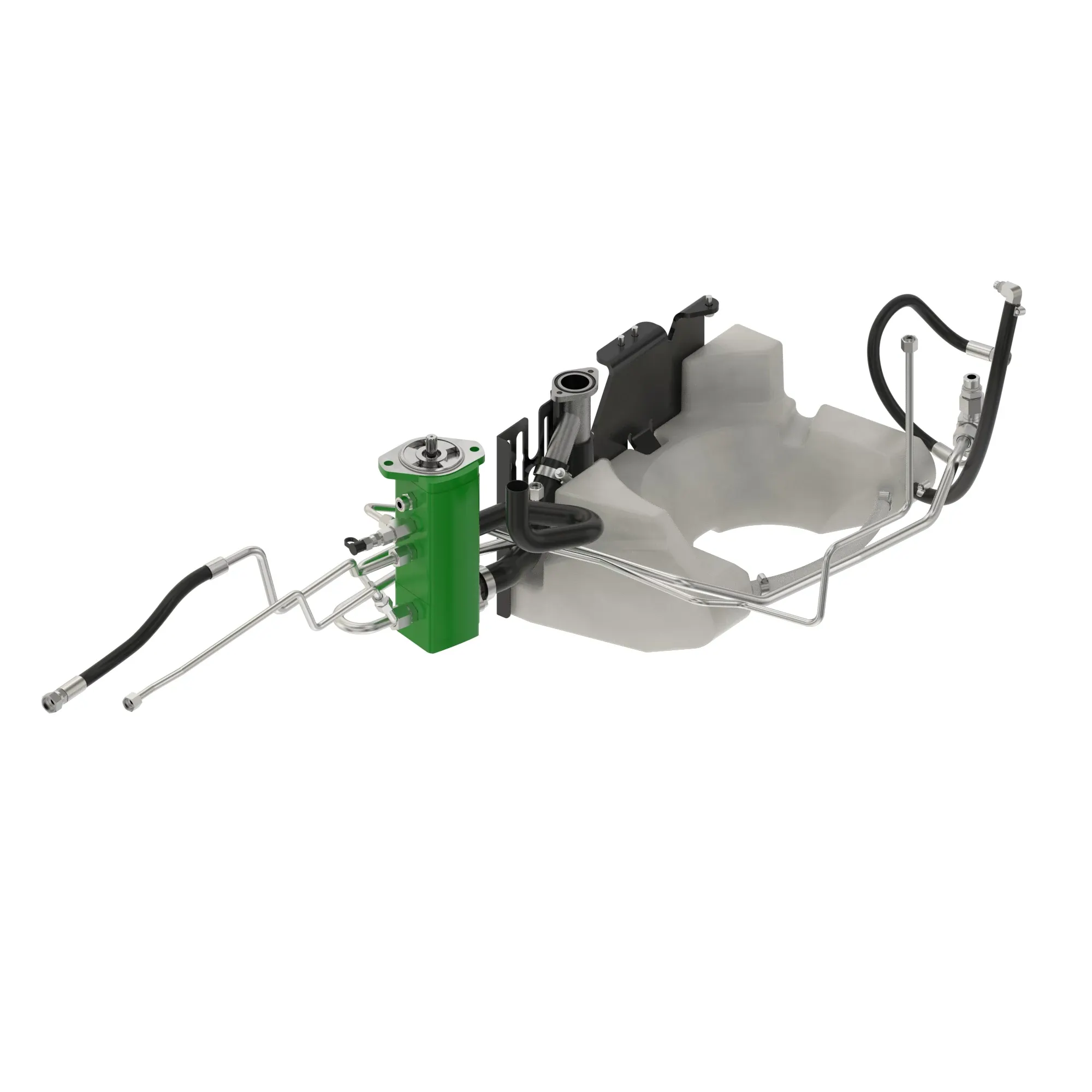 John Deere Hydraulic Oil Take-Out Reservoir Attachment - BRE10081