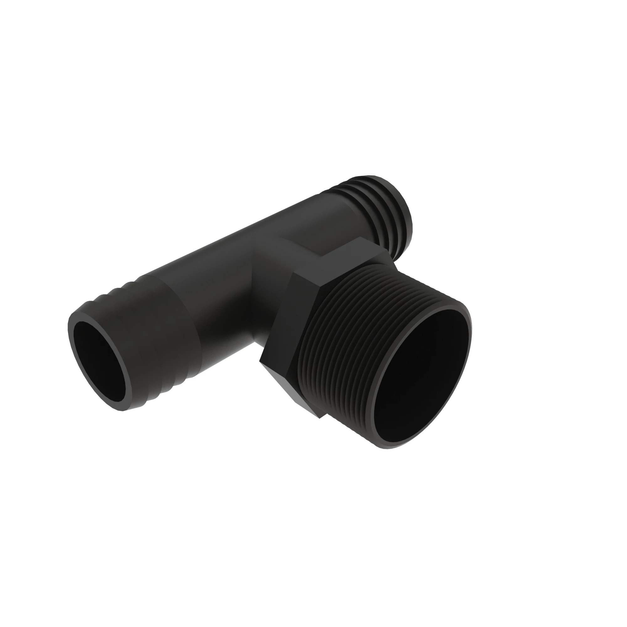TEE, 3/4" NPT X 3/4" HOSE BARB