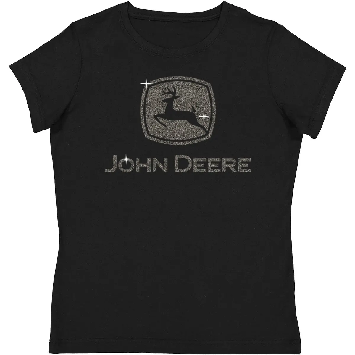 Ladies Fit Glitter Logo T-Shirt