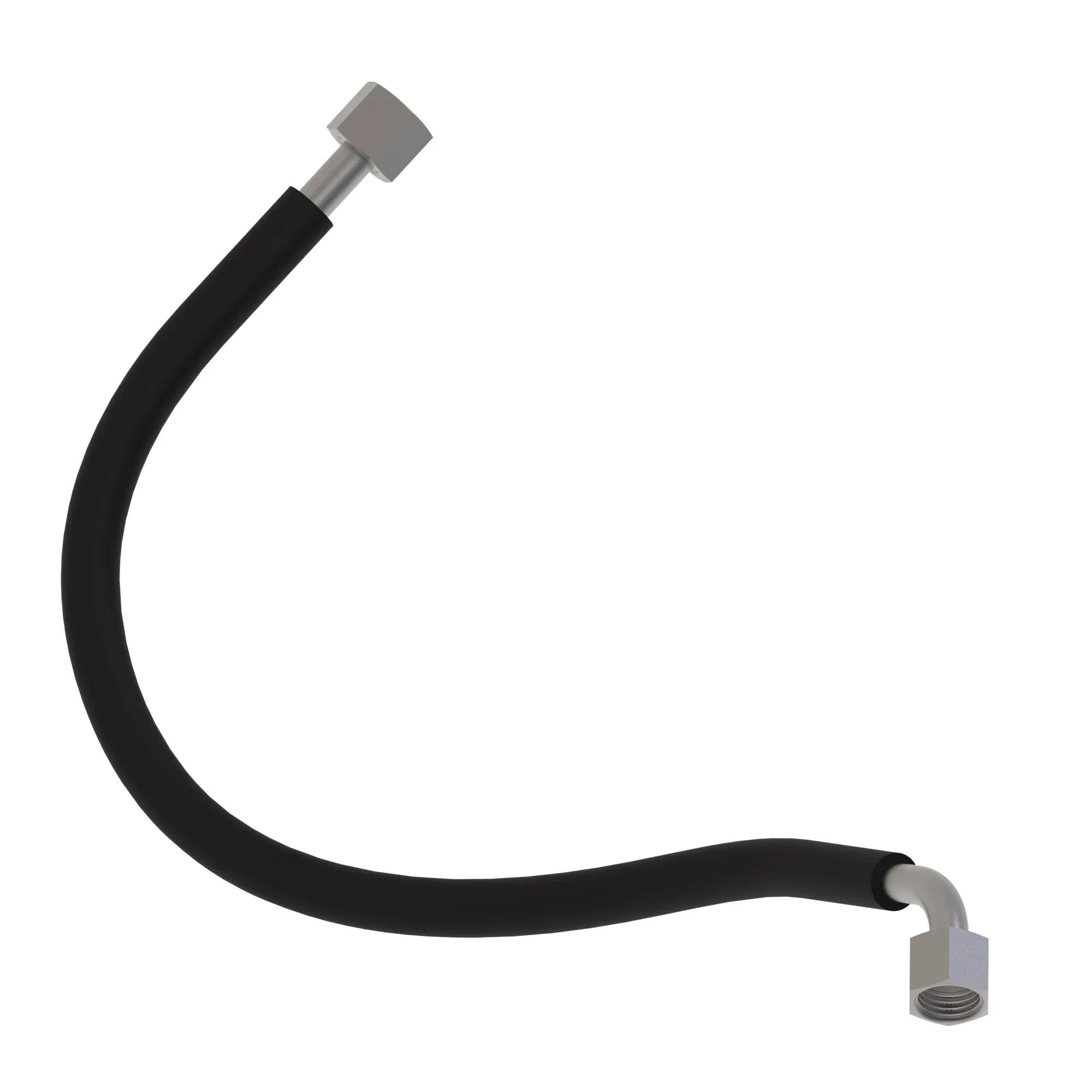 John Deere Steering Oil Line, Valve End, Right Side - SJ18987
