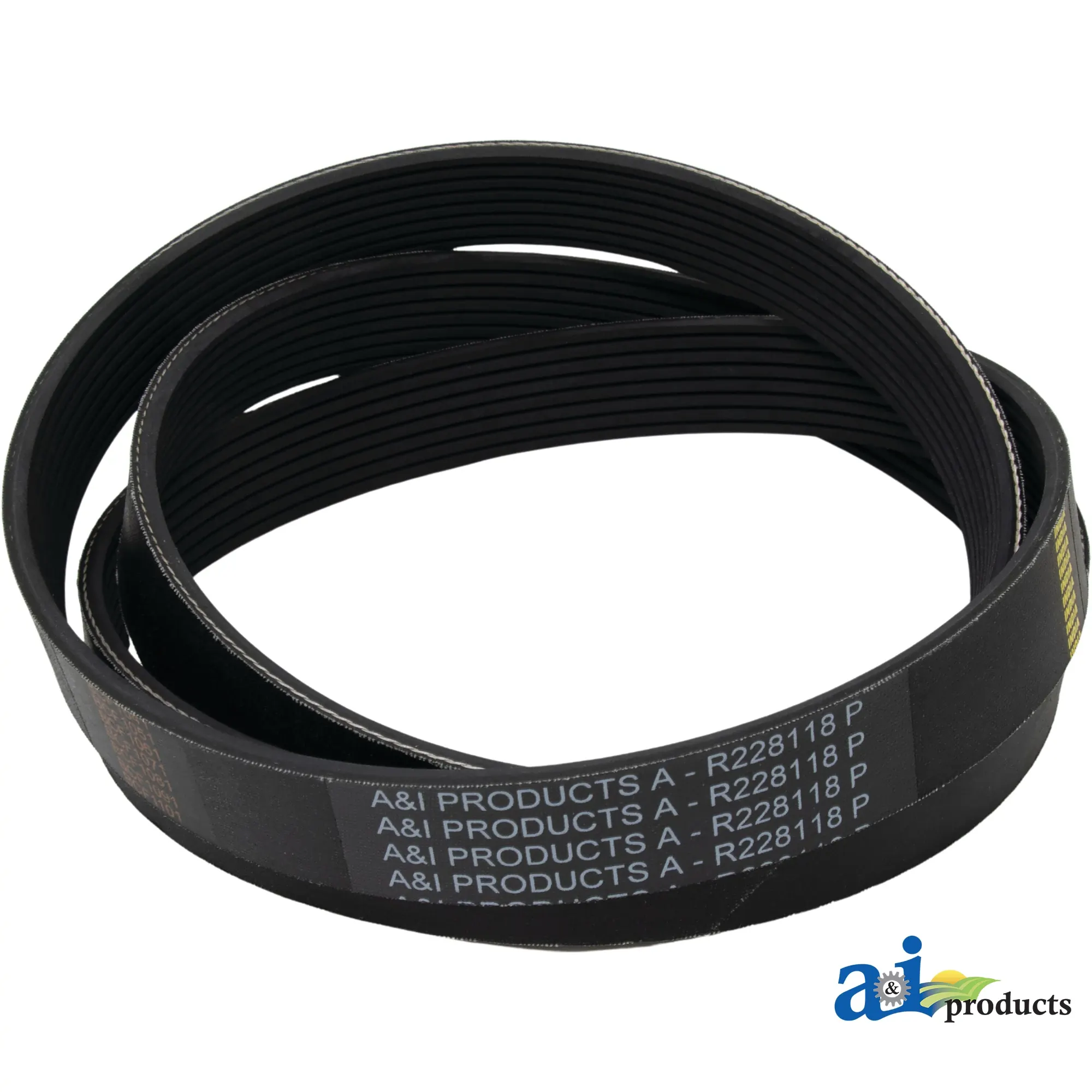 A&I Products Flat Ribbed Belt, Effective Length 1803 mm (71 inch) - A-R228118