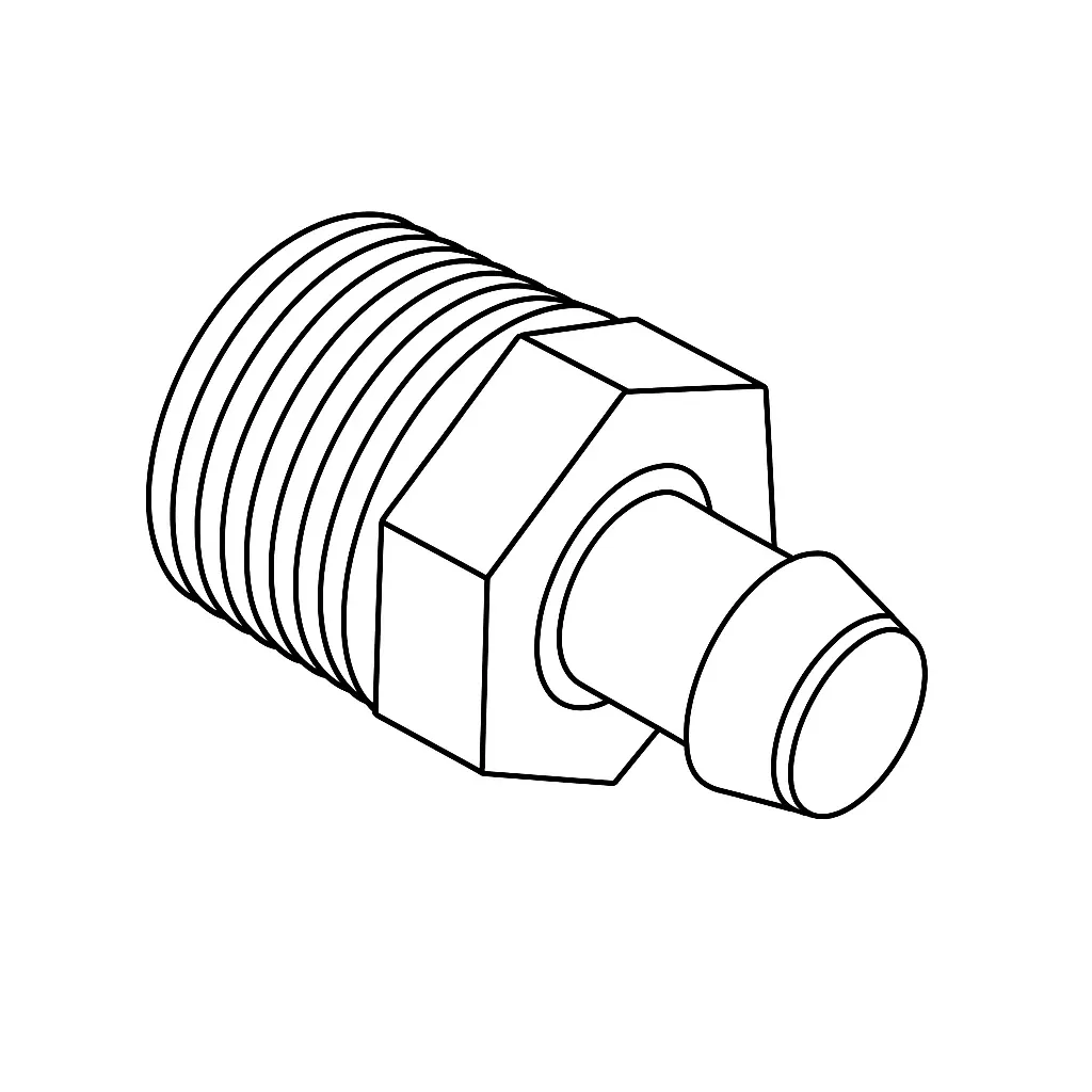 John Deere Magnetic Pipe Plug - 0711349370