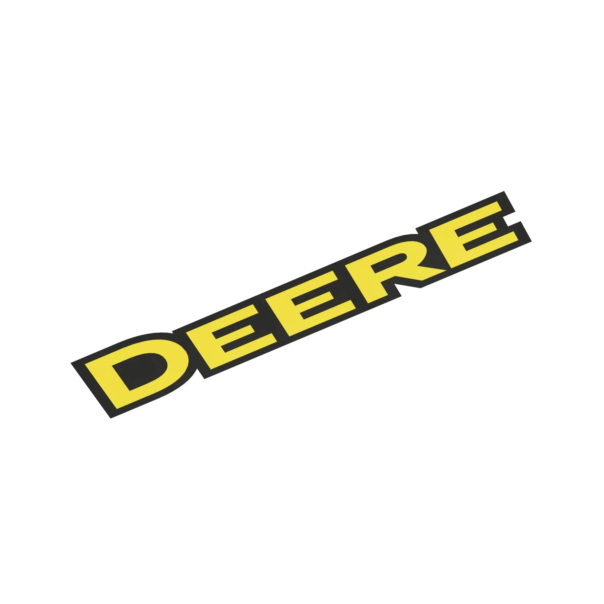 John Deere Name Plate Label, Deere Logo - 2052822