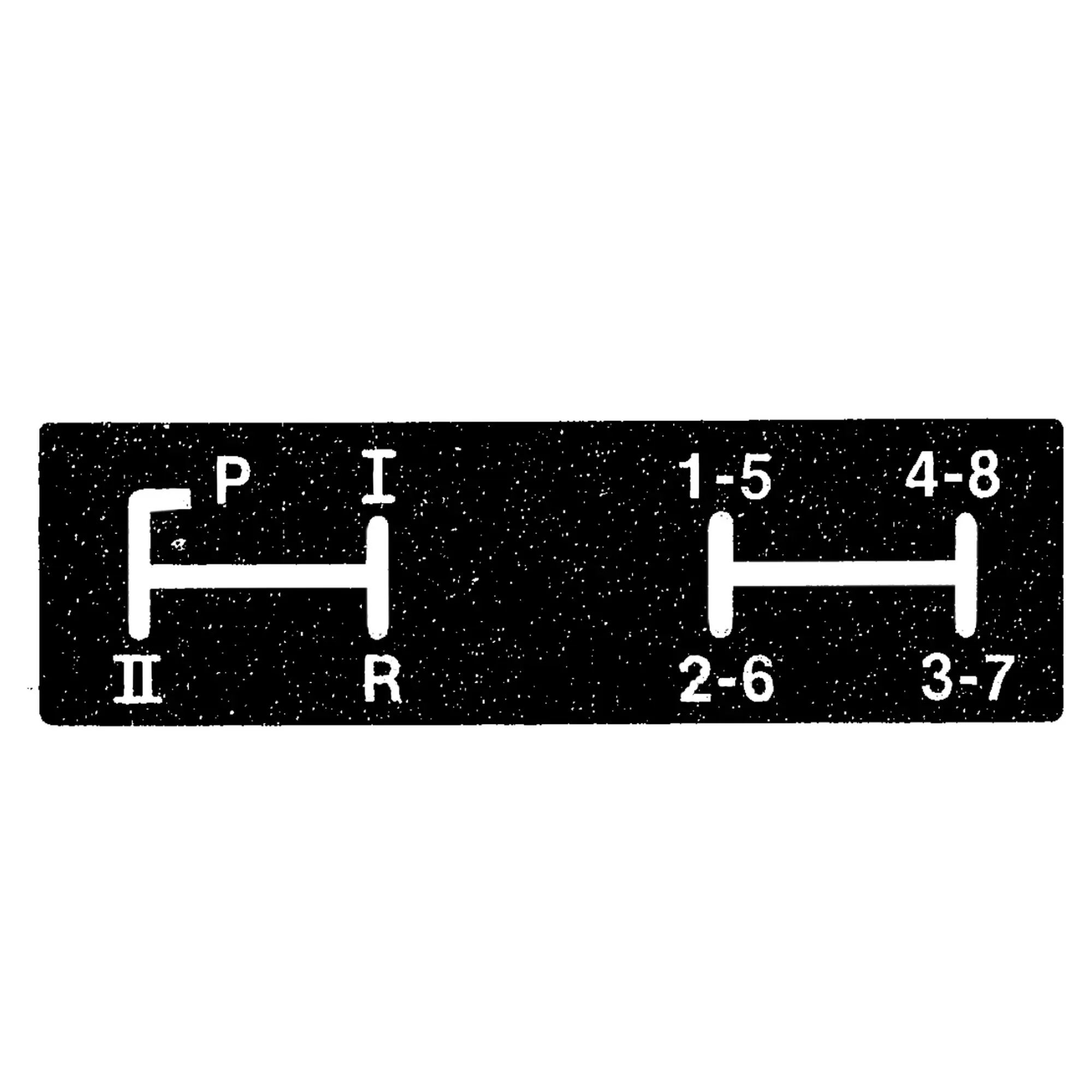 John Deere Shift Lever Label - R68277
