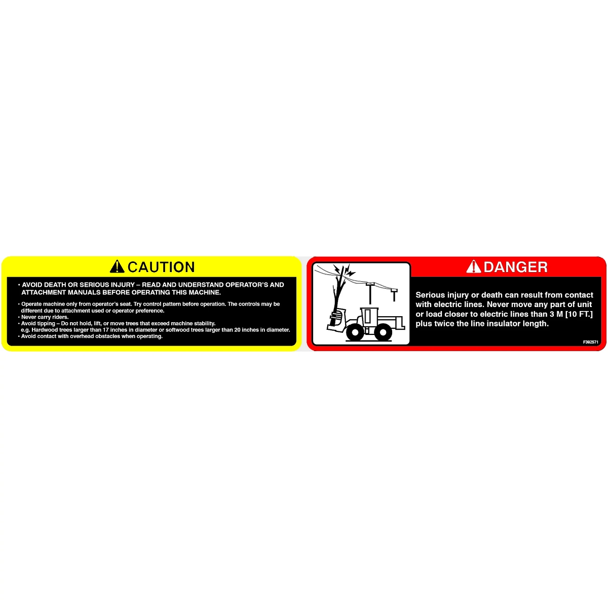 Label, Operation, Power Lines