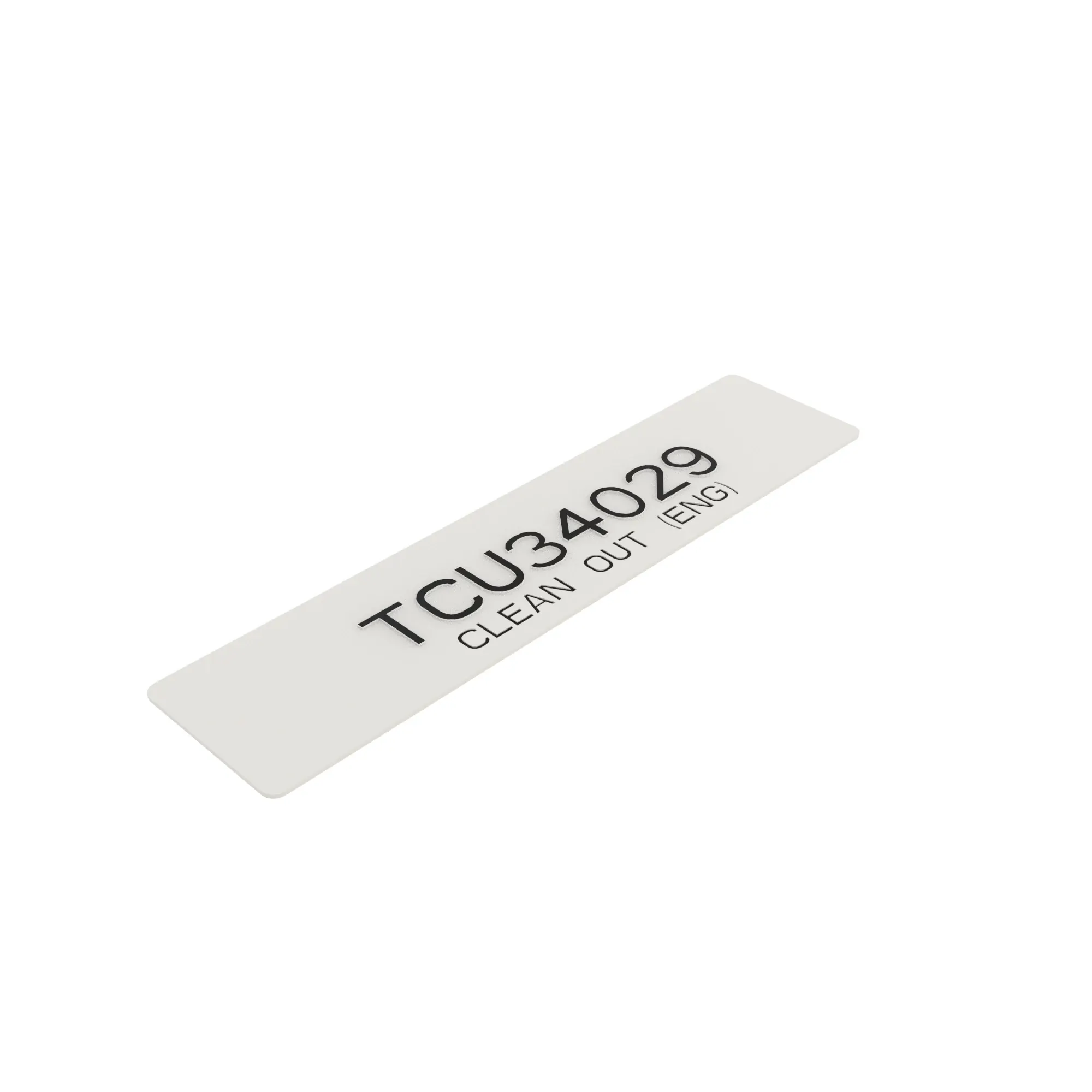 John Deere Clean Out Label - TCU34029
