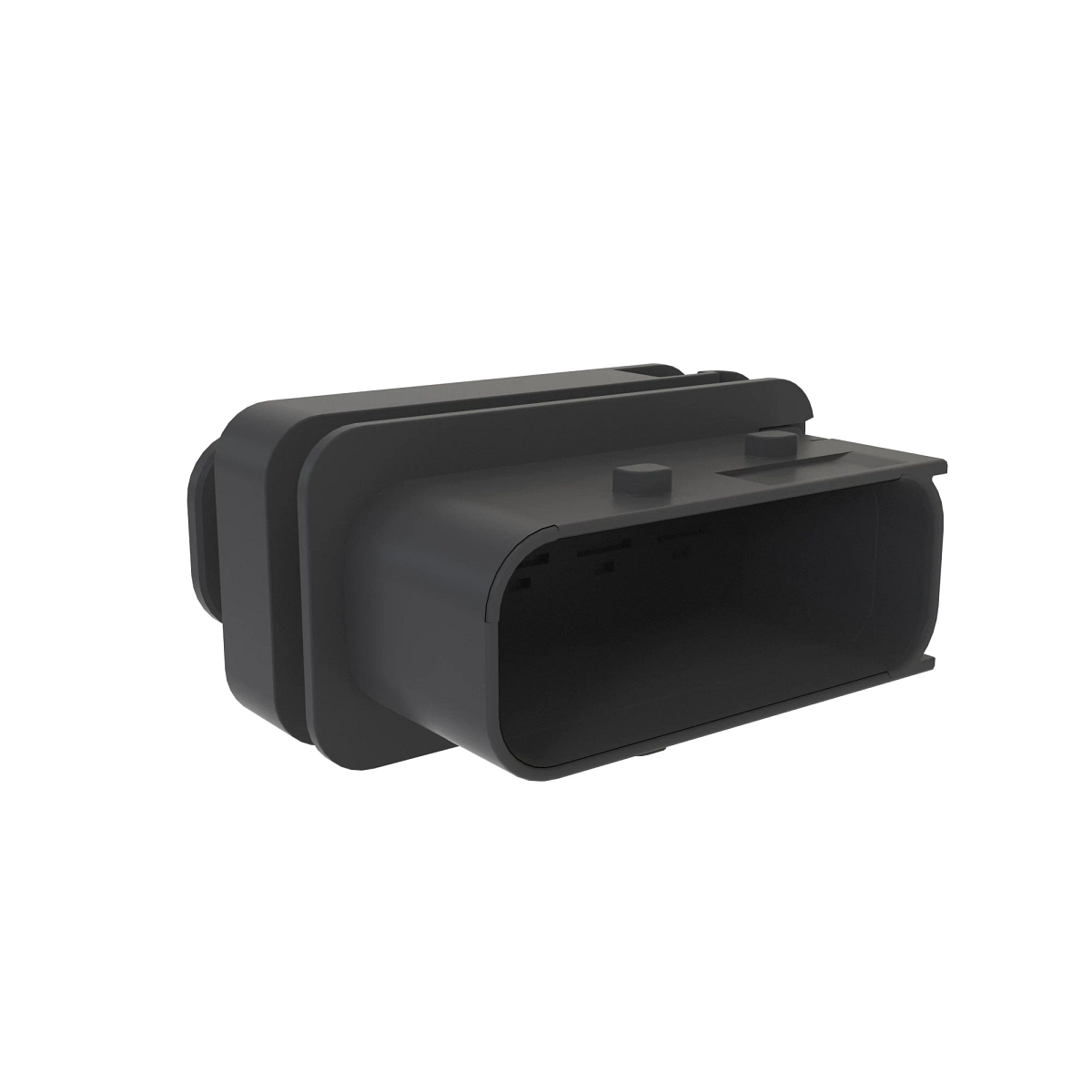 Conn Tyco Hdscs 4W Ms Blk Plstc