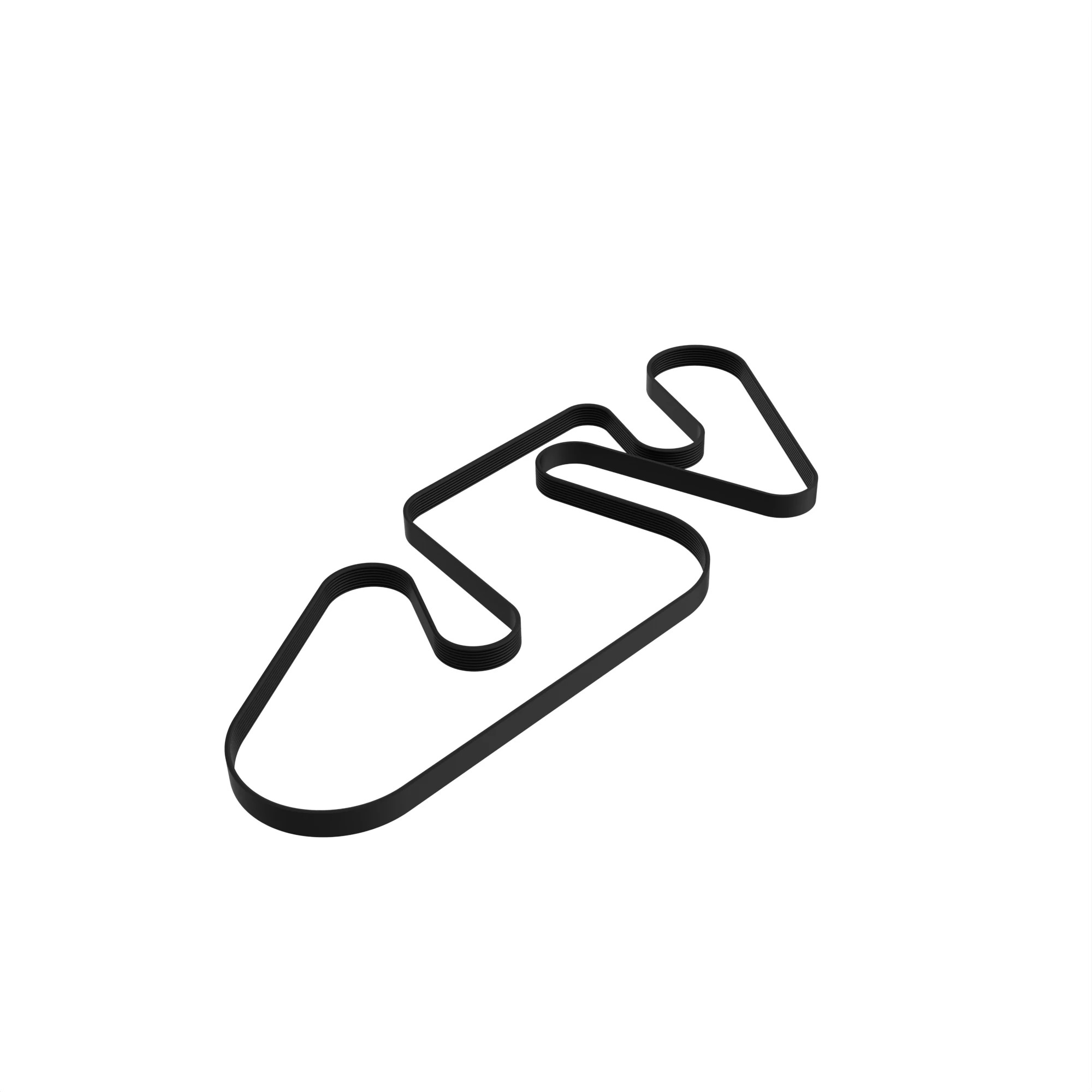 John Deere PK Section Engine Auxiliary Drive V-Belt, Effective Length 3204 mm (126.1 inch) - L203294