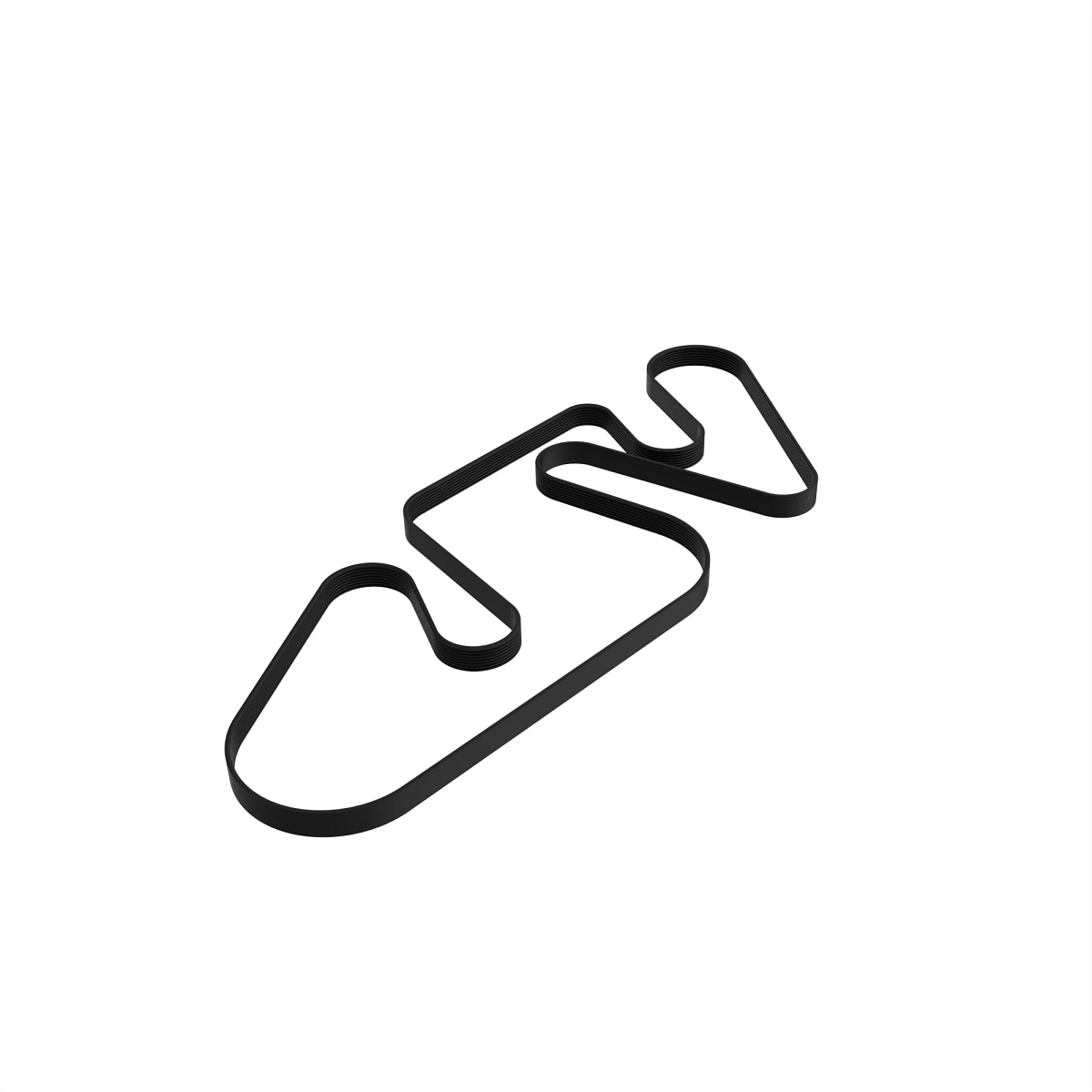 John Deere PK Section Engine Auxiliary Drive V-Belt, Effective Length 3204 mm (126.1 inch) - L203294